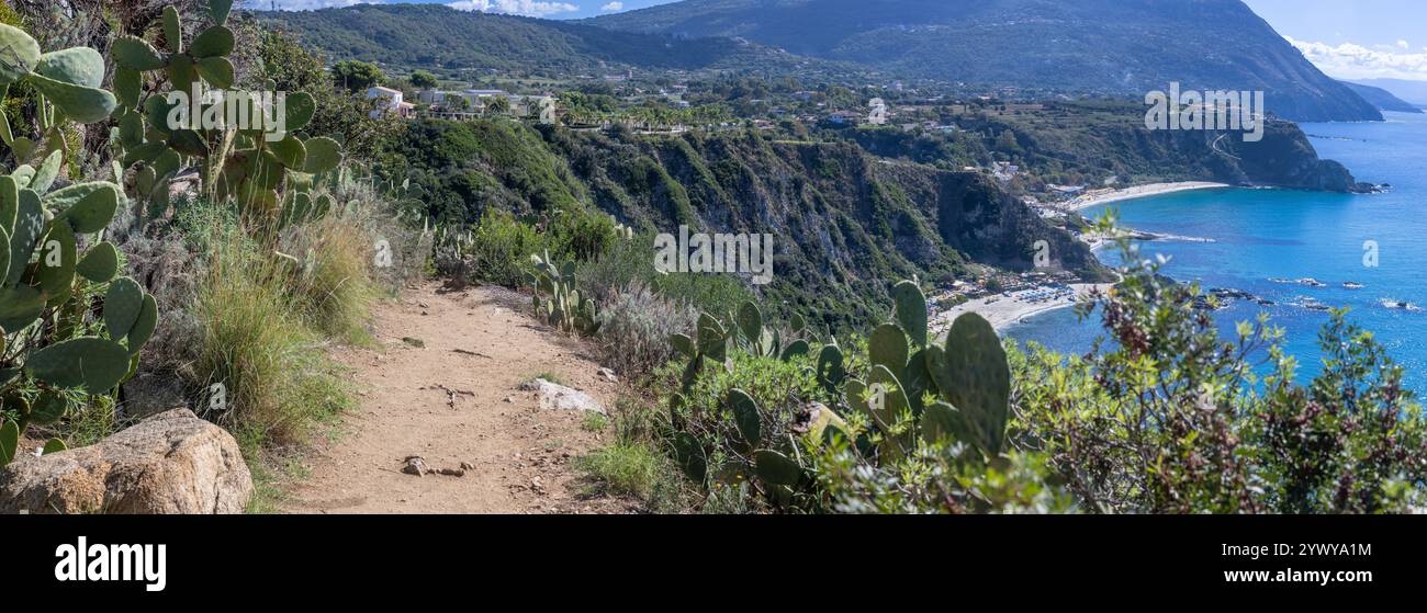Diverses vues de la province de Calabre Italie, Calabre, Italie, volcan Stromboli, voyage Banque D'Images