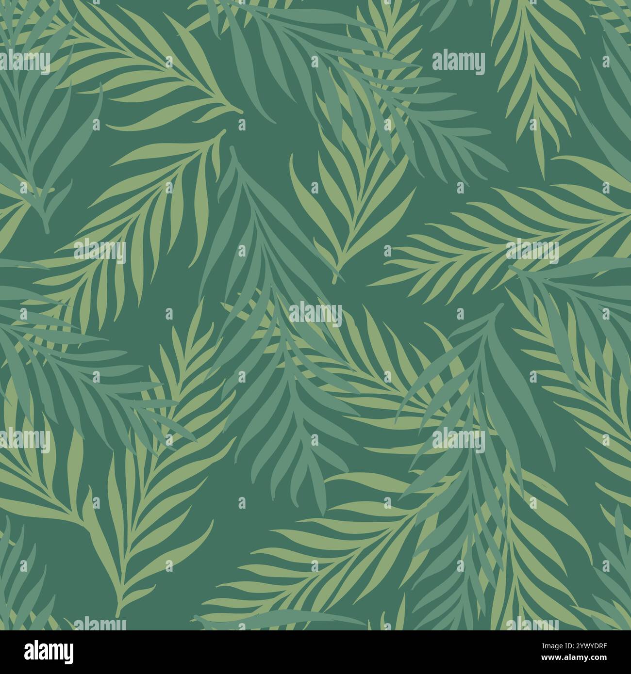 Vecteur sans couture motif tropical avec des feuilles de palmier. Motif vectoriel des plantes tropicales. Motif de plantes exotiques. Illustration de Vecteur