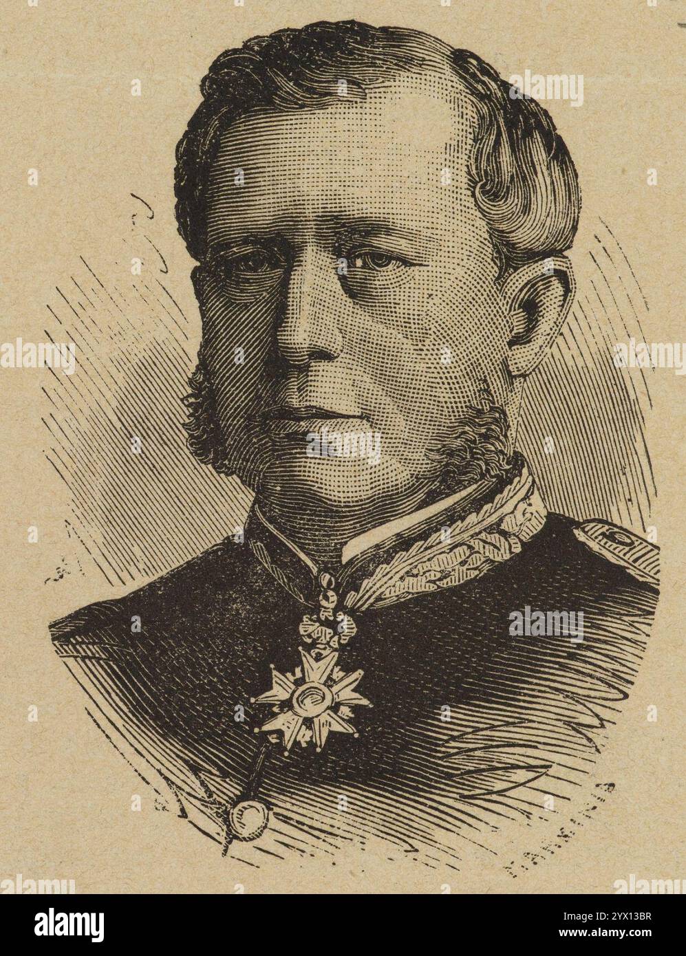 Contre-amiral Fleuriot de Langle. Banque D'Images