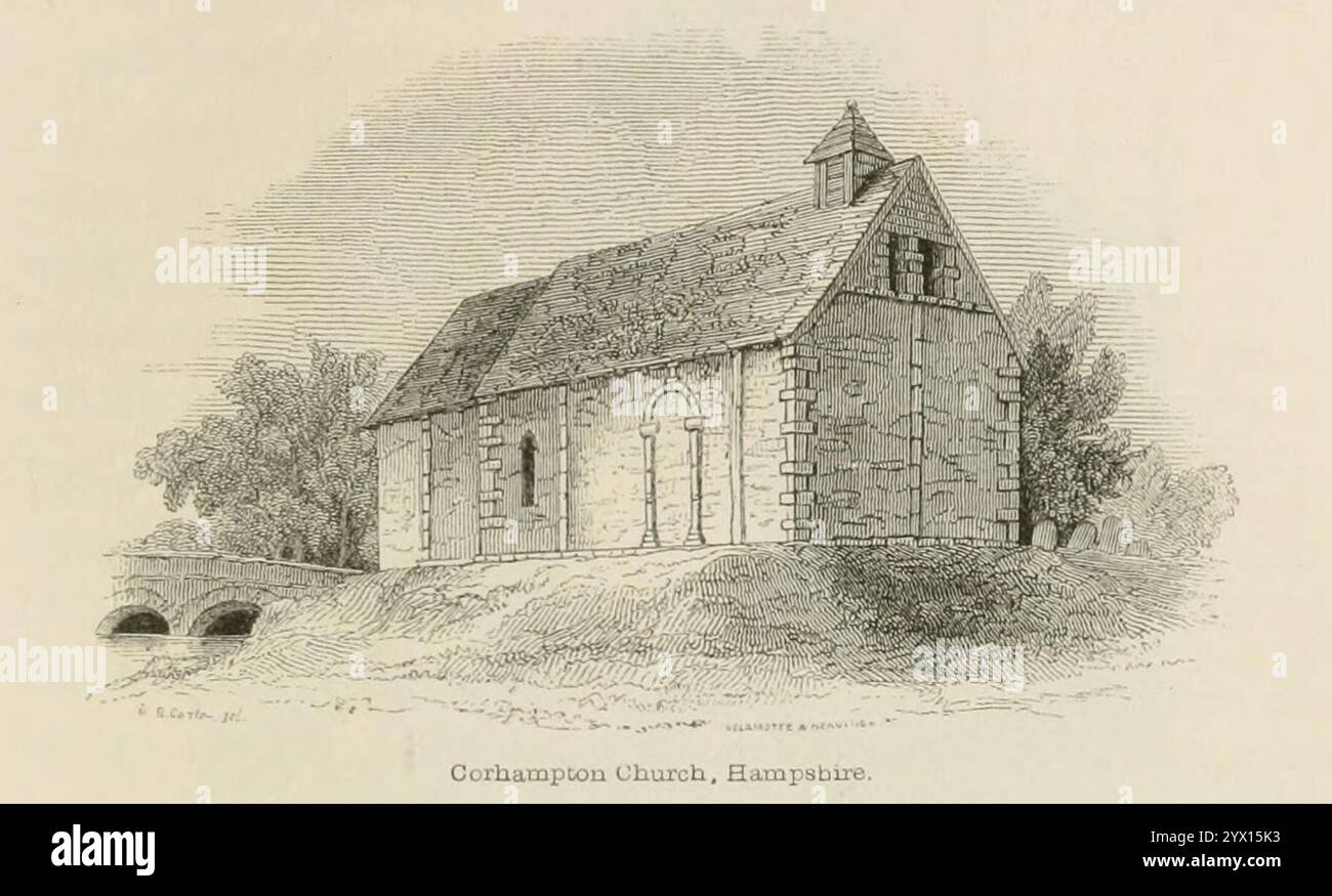 Corhampton stylesofarchitec00rick 0397. Banque D'Images