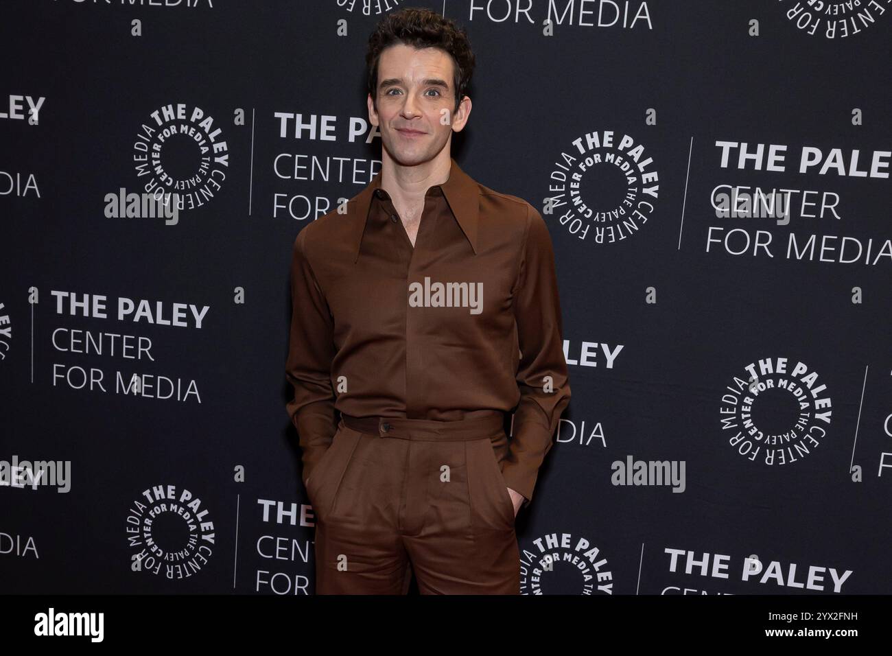 Beverly Hills, États-Unis. 12 décembre 2024. Michael Urie assiste aux arrivées du dernier programme PaleyLive du Paley Center for Media « UNE SOIRÉE AVEC RÉTRÉCISSEMENT » pour célébrer la deuxième saison de la série Apple TV au Writers Guild Theater à Beverly Hills, CA, le 12 décembre 2024. (Photo de Corine Solberg/Sipa USA) crédit : Sipa USA/Alamy Live News Banque D'Images