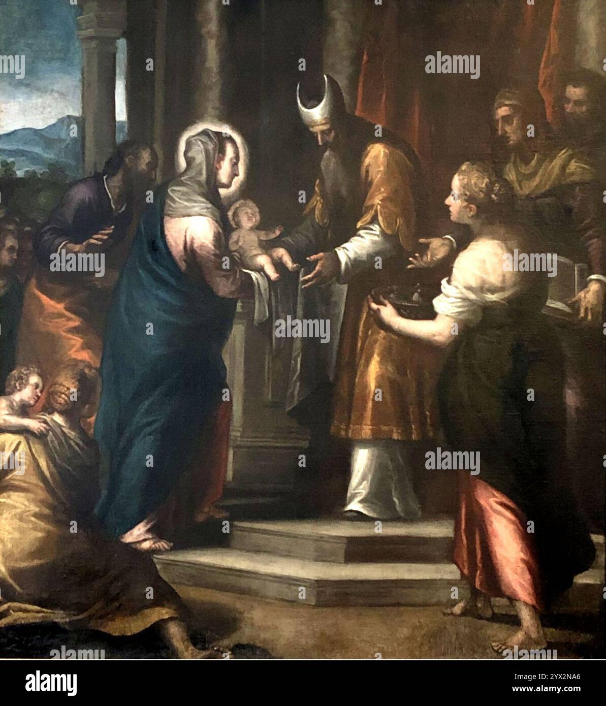 Darbingung im Tempel Alessandro Maganza. Banque D'Images