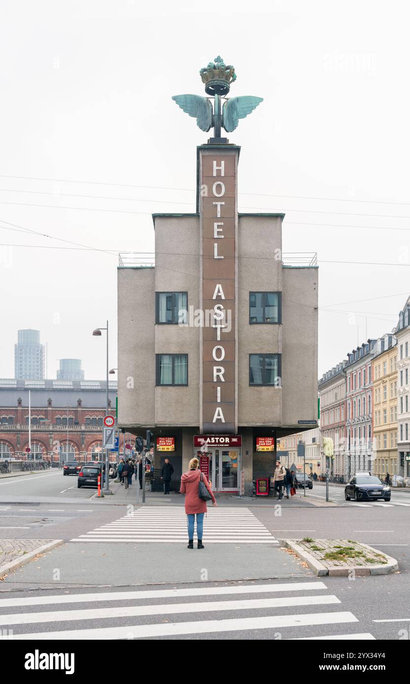 Copenhague, Danemark - Hotel Astoria by Ole Falkentorp Banque D'Images