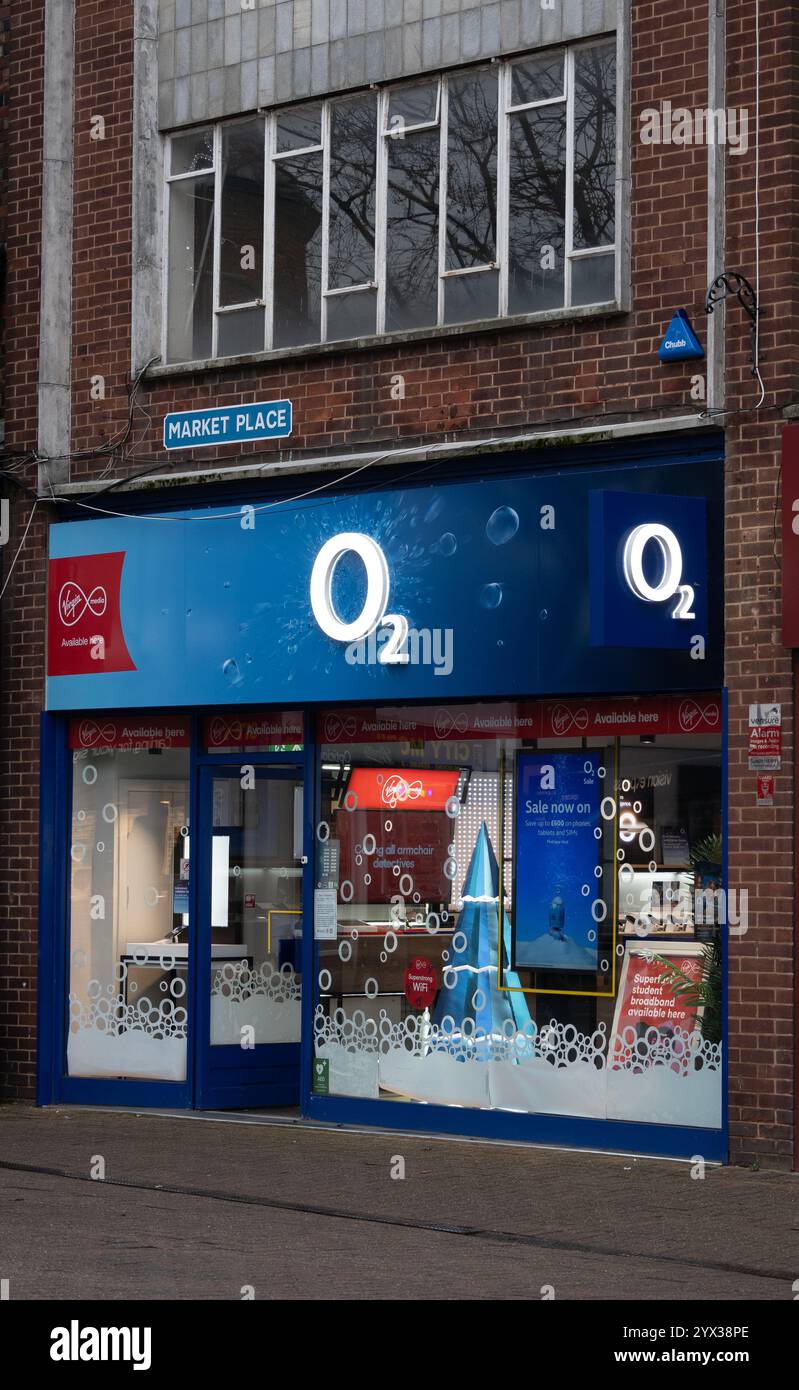 O2 Store, Nuneaton, Warwickshire, Angleterre, Royaume-Uni Banque D'Images