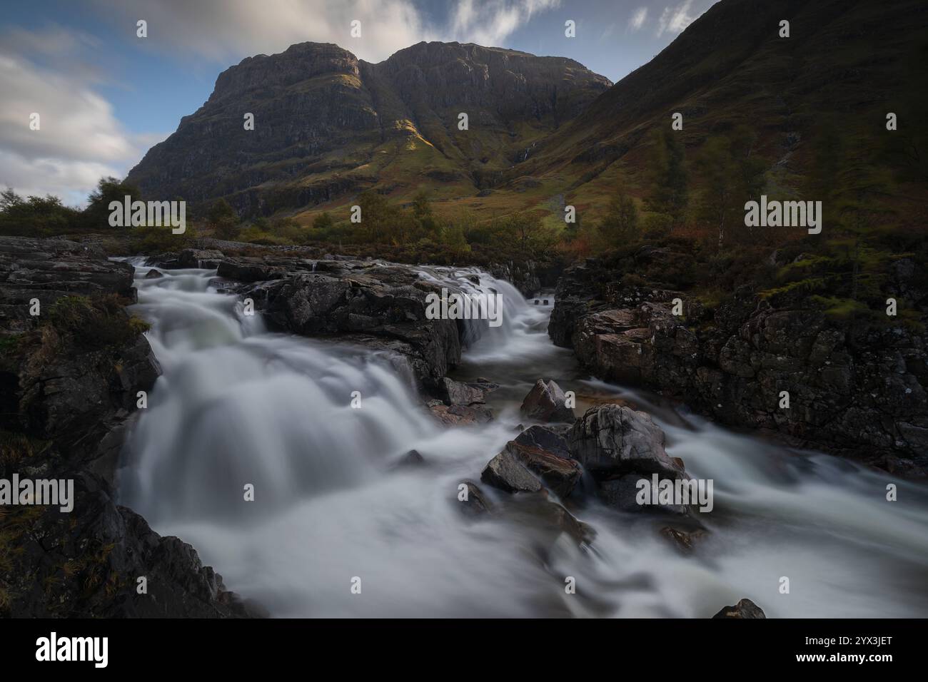 Cascade de la vallée de Glencoe, Écosse Banque D'Images