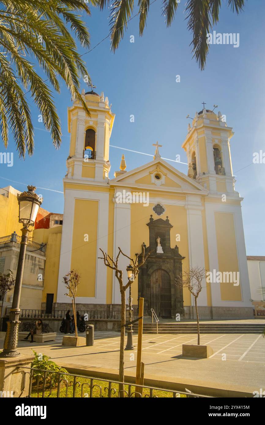 Église Saint François, Ceuta, Espagne Banque D'Images