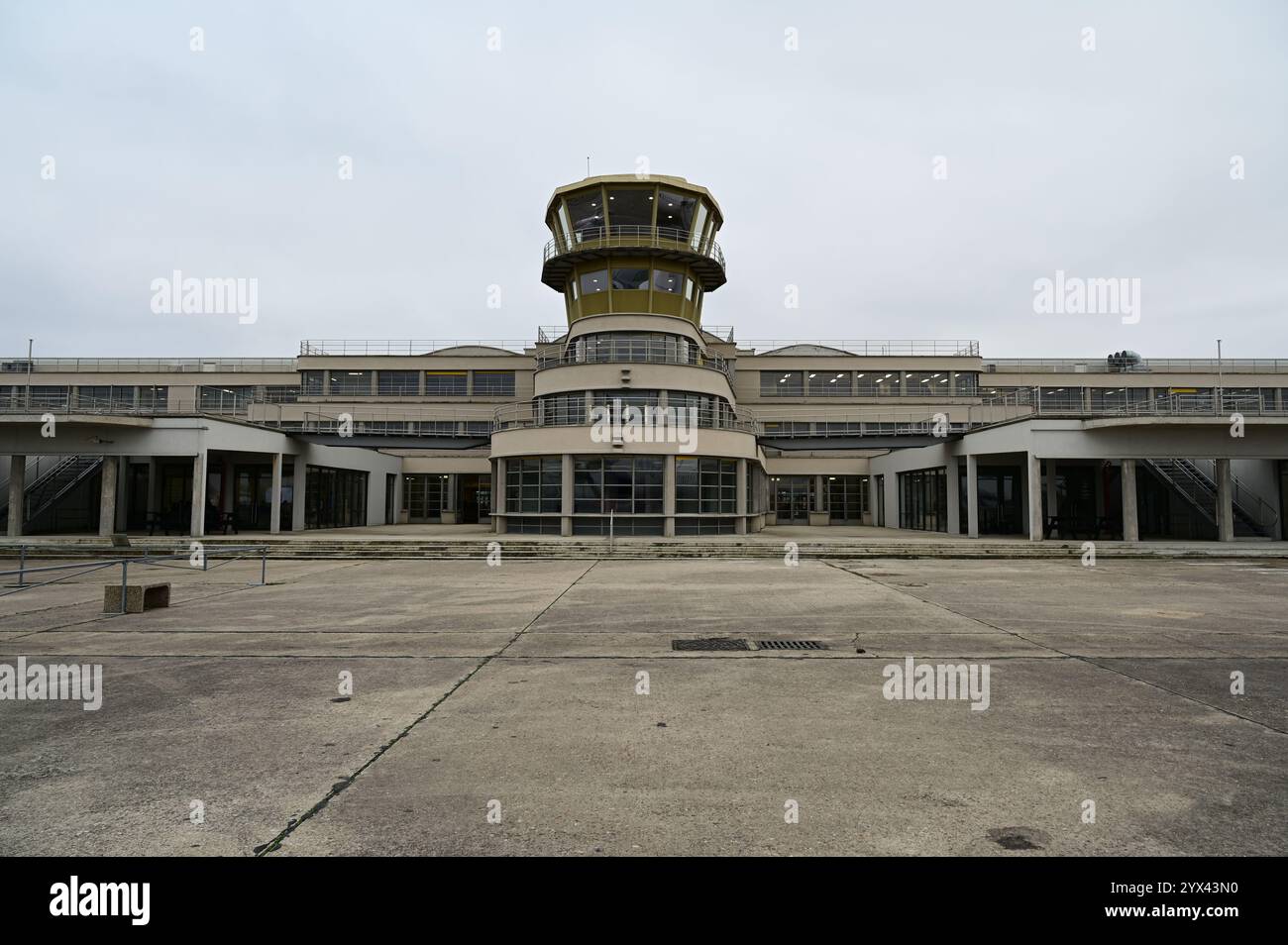 Terminal de l'aéroport du Bourget au Musée de l'Air et de l'espace Banque D'Images