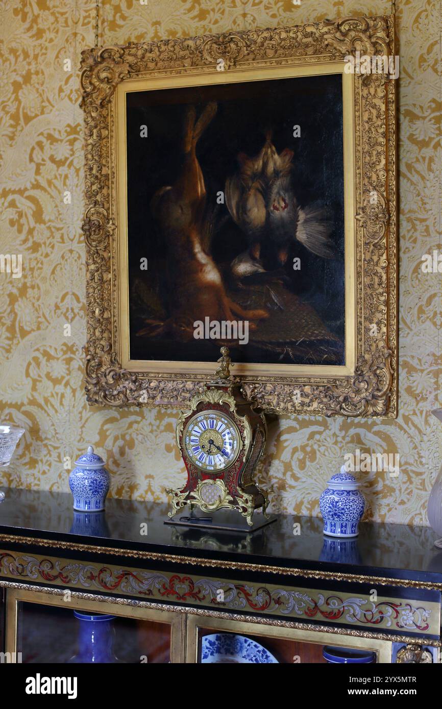 GRANDE-BRETAGNE /Cornwall/Caerhays/ peinture à l'huile au château de Caerhays. Banque D'Images