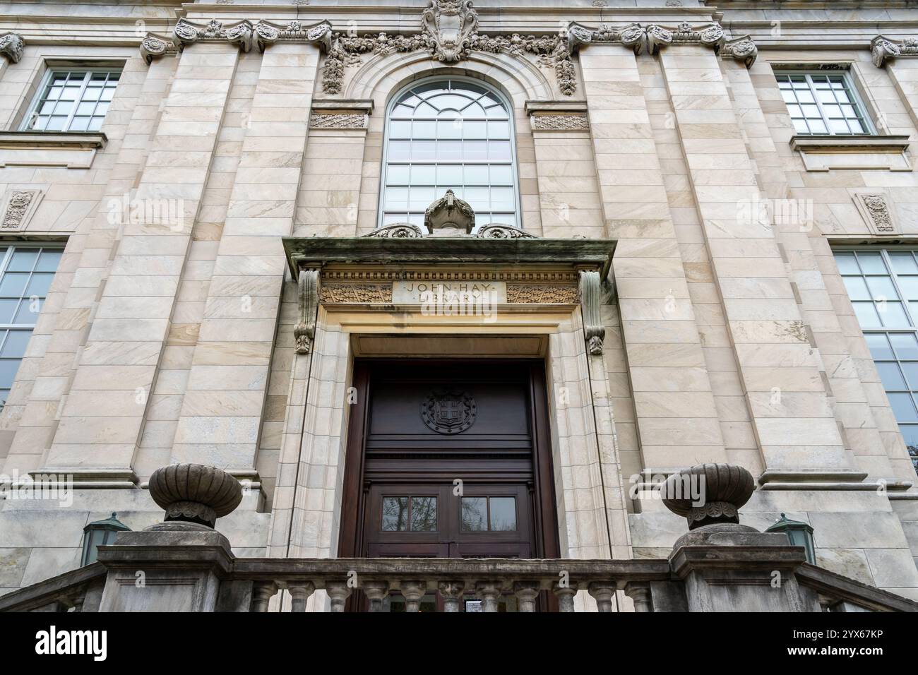 Providence, Rhode Island, États-Unis - 10 novembre 2023 : John Hay Library sur le campus de l'Université Brown sur Prospect Street à Providence, Rhode Island, Banque D'Images