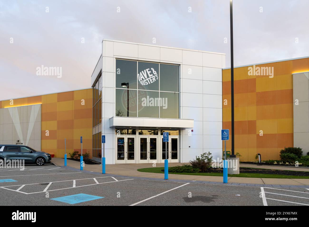 Un restaurant Dave and Buster's à Woburn, ma, États-Unis Banque D'Images
