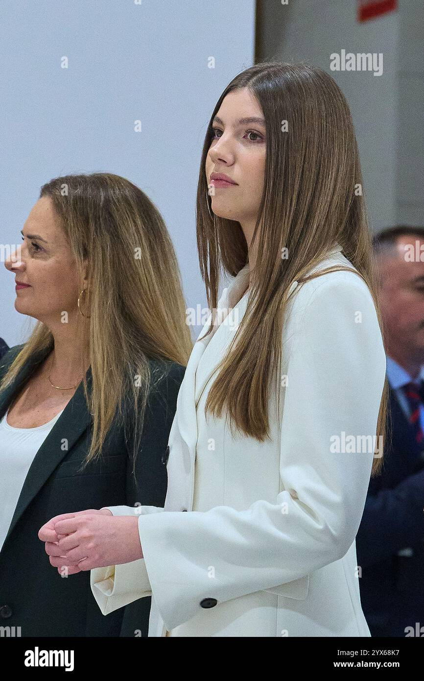 La princesse Sofia assiste à la cérémonie de remise des prix du concours de photographie à la Galerie des collections royales le 13 décembre 2024 à Madrid, en Espagne Banque D'Images