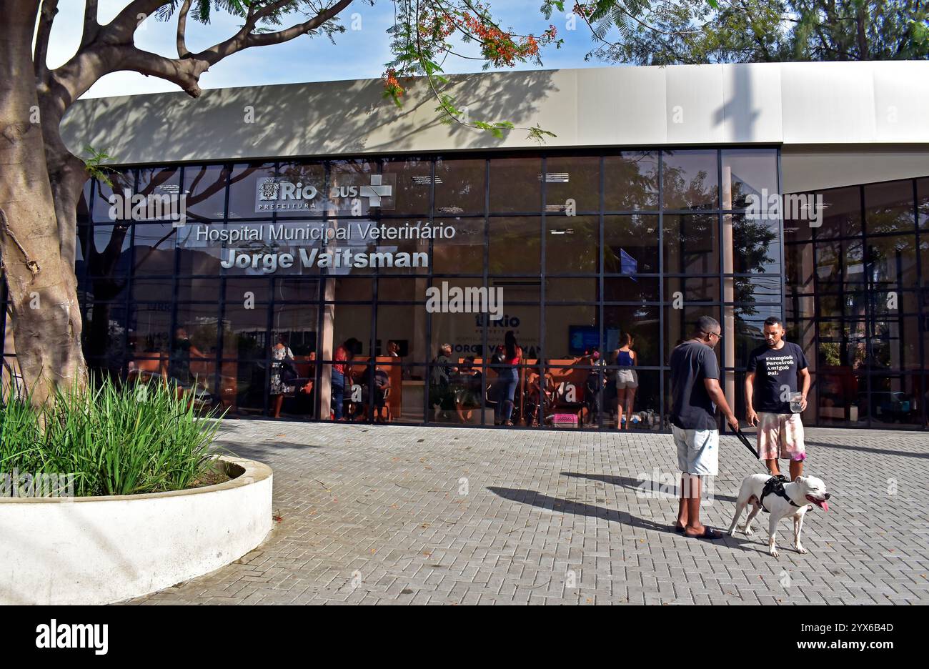 RIO DE JANEIRO, BRÉSIL - 13 décembre 2024 : Hôpital vétérinaire municipal Jorge Vaitsman Banque D'Images