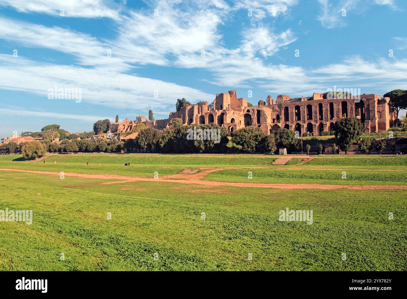 Italie Latium Rome Circo Massimo (Circus Maximus) Banque D'Images