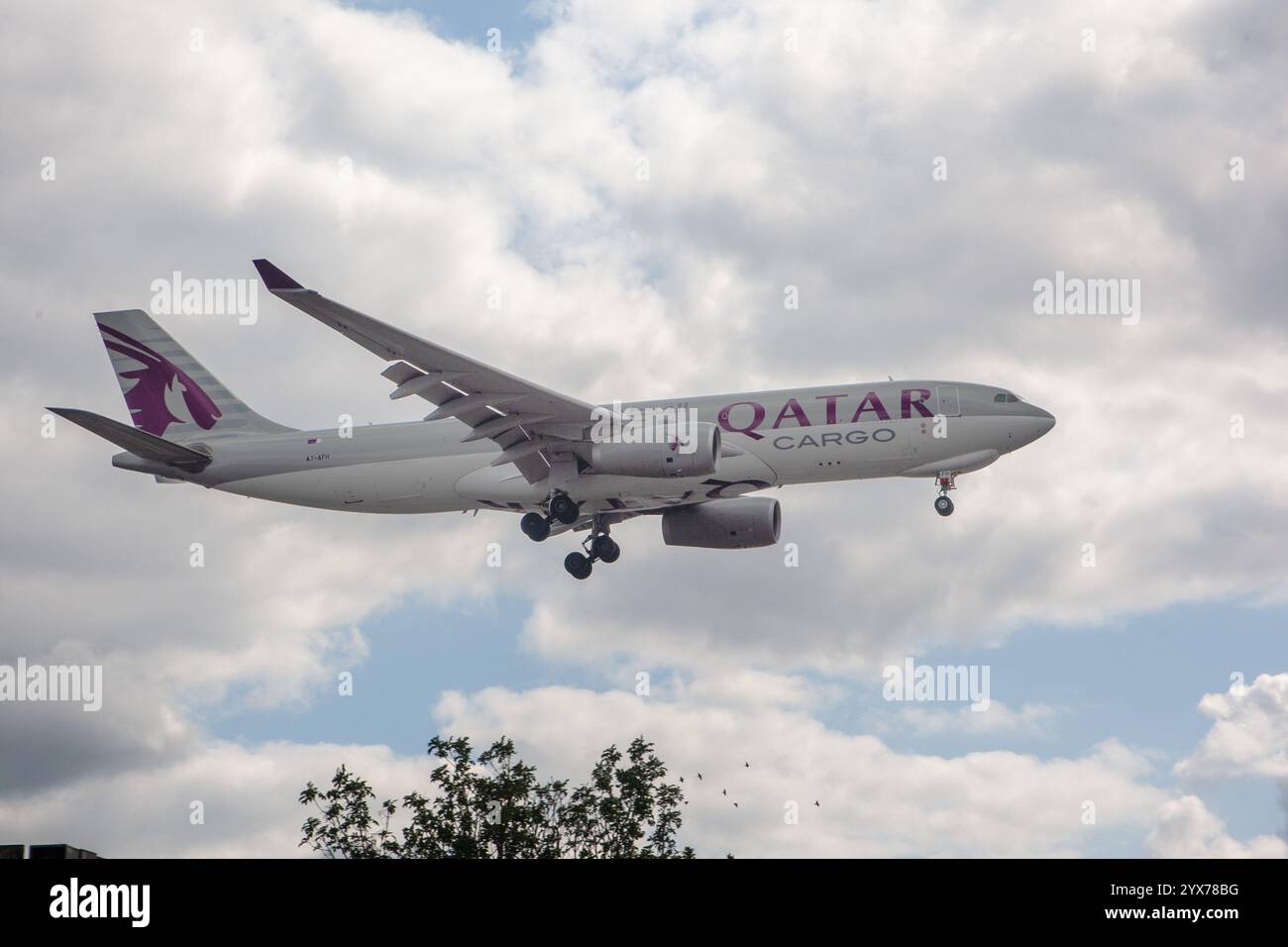 Qatar Cargo Airbus A330-243F Londres Heathrow Banque D'Images