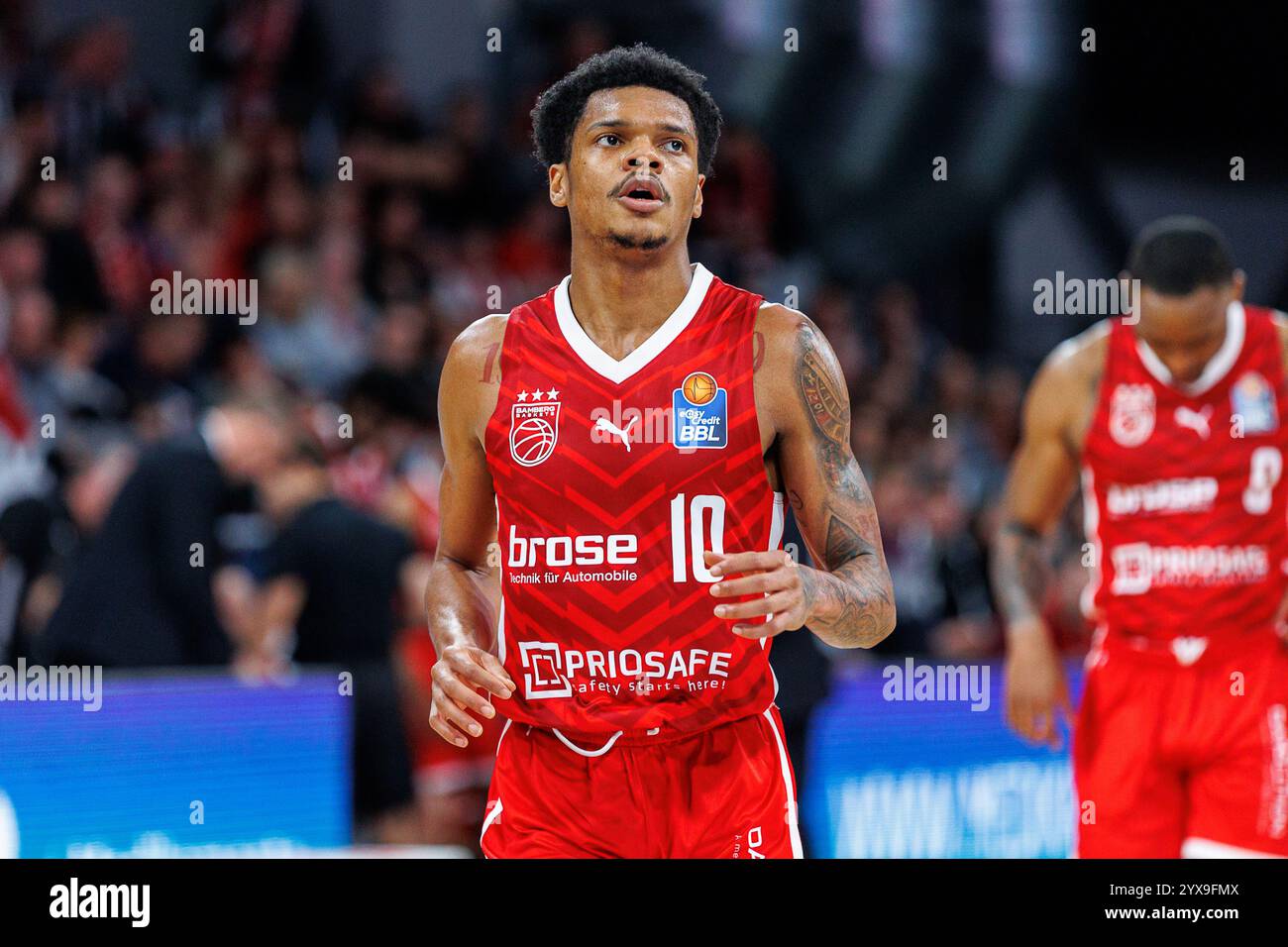 Ronaldo Segu (paniers Bamberg, #10), Einzelbild, Einzelfoto, Portrait, Portraet, Bamberg Baskets v. Telekom Baskets Bonn, Basketball, easyCredit BBL, 11. Spieltag, 14.12.2024 Foto : Eibner-Pressefoto/Guener Santemiz Banque D'Images