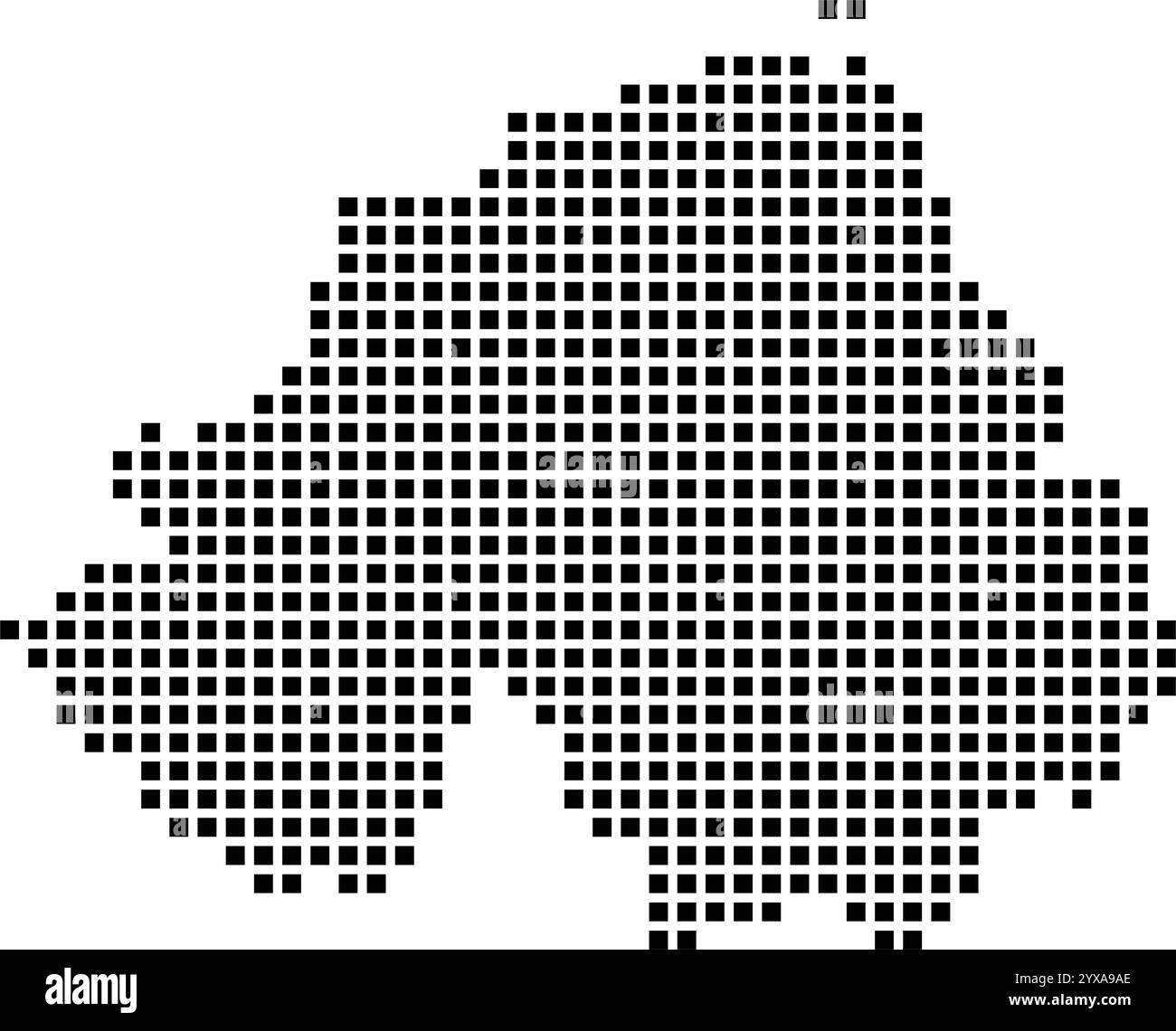 conception d'illustration d'icône de carte d'irlande du nord Illustration de Vecteur