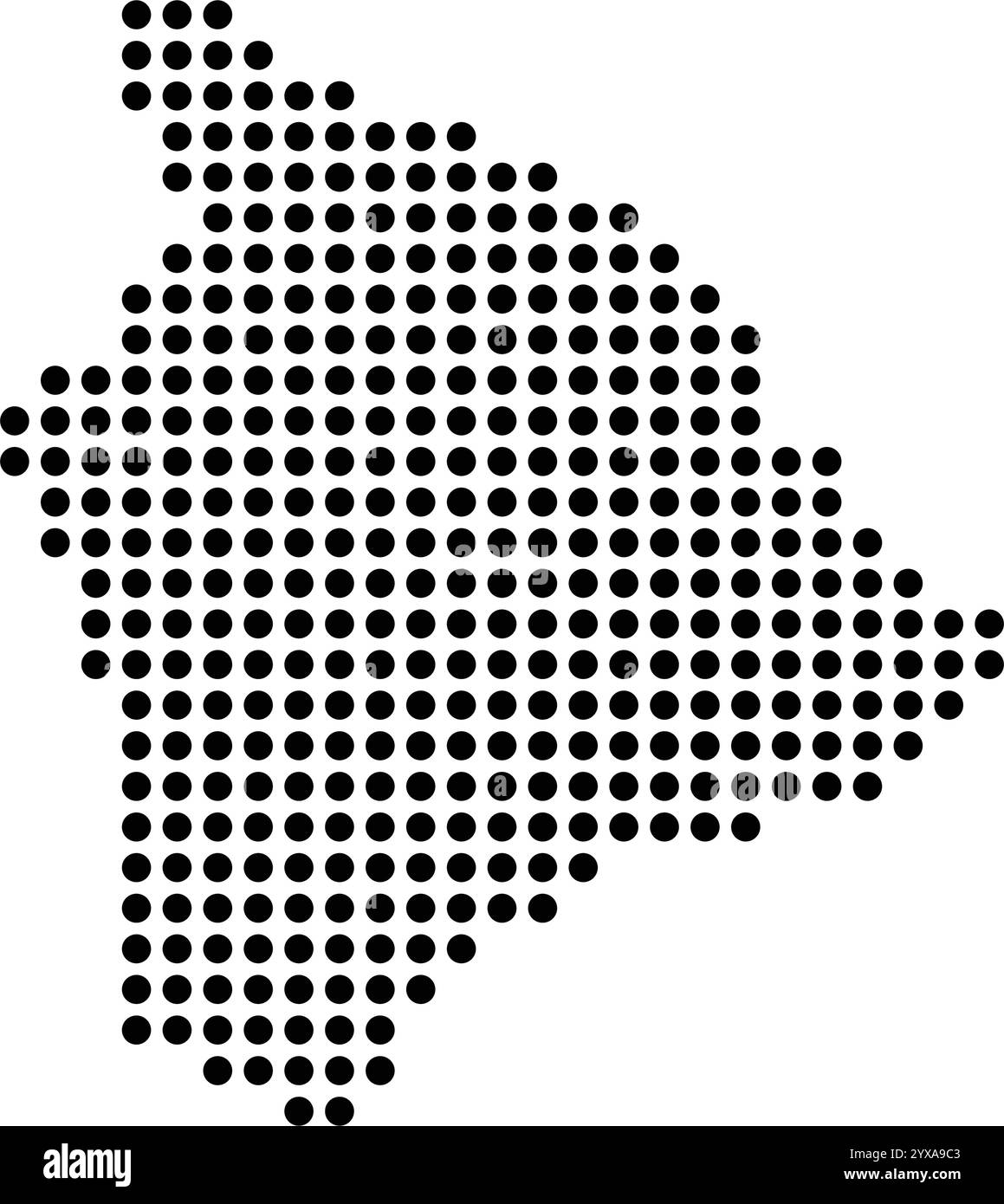 Conception d'illustration d'icône de carte de l'île d'Hawaï Illustration de Vecteur