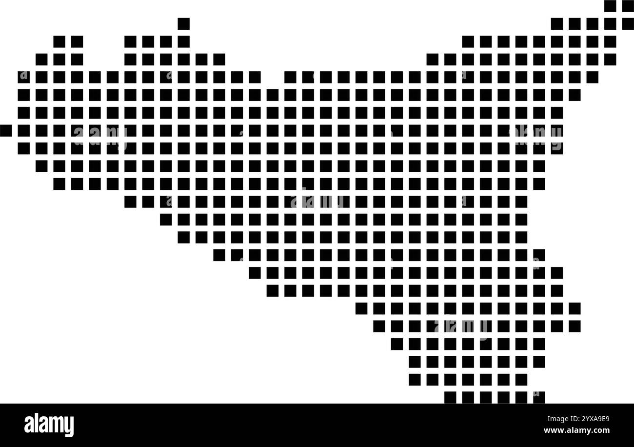 île de sicile icône de la carte conception d'illustration Illustration de Vecteur