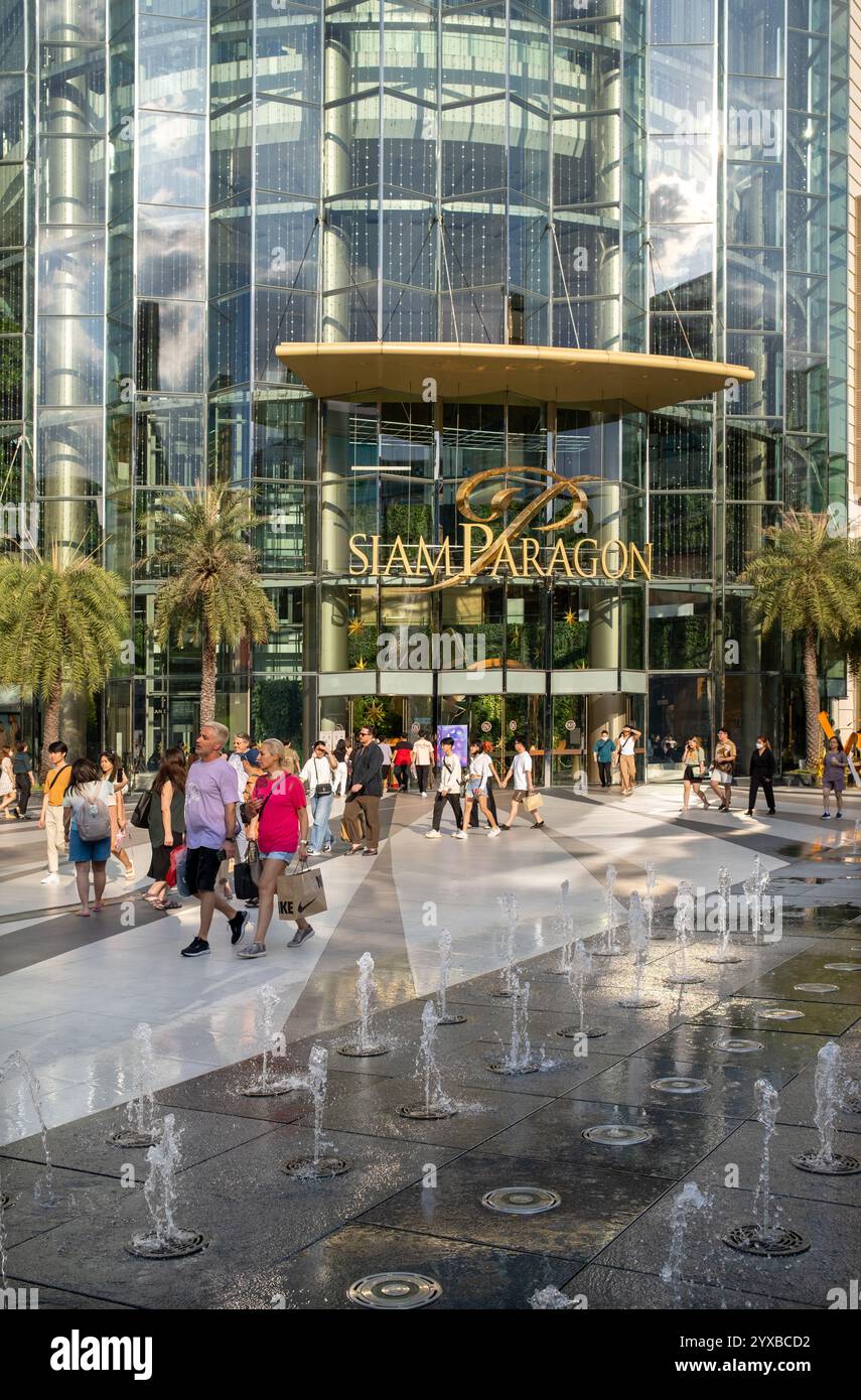 Siam Paragon Mall à Bangkok Thaïlande Banque D'Images