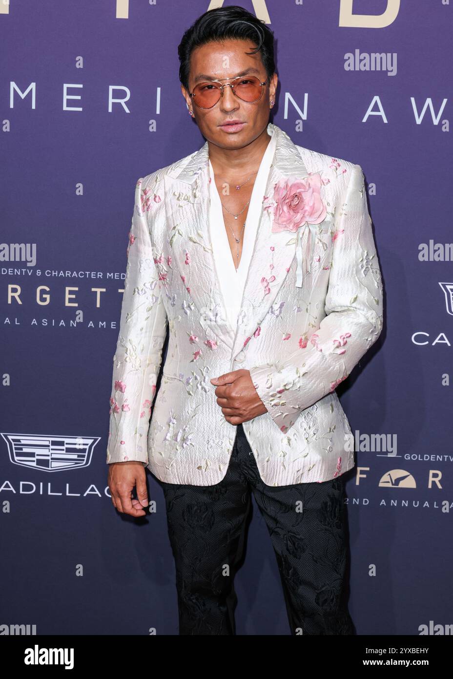 Beverly Hills, États-Unis. 14 décembre 2024. BEVERLY HILLS, LOS ANGELES, CALIFORNIE, États-Unis - 14 DÉCEMBRE : Prabal Gurung arrive au 22e Gala annuel inoubliable Asian American Awards 2024 qui se tient au Beverly Hilton Hotel le 14 décembre 2024 à Beverly Hills, Los Angeles, Californie, États-Unis. (Photo de Xavier Collin/image Press Agency) crédit : image Press Agency/Alamy Live News Banque D'Images