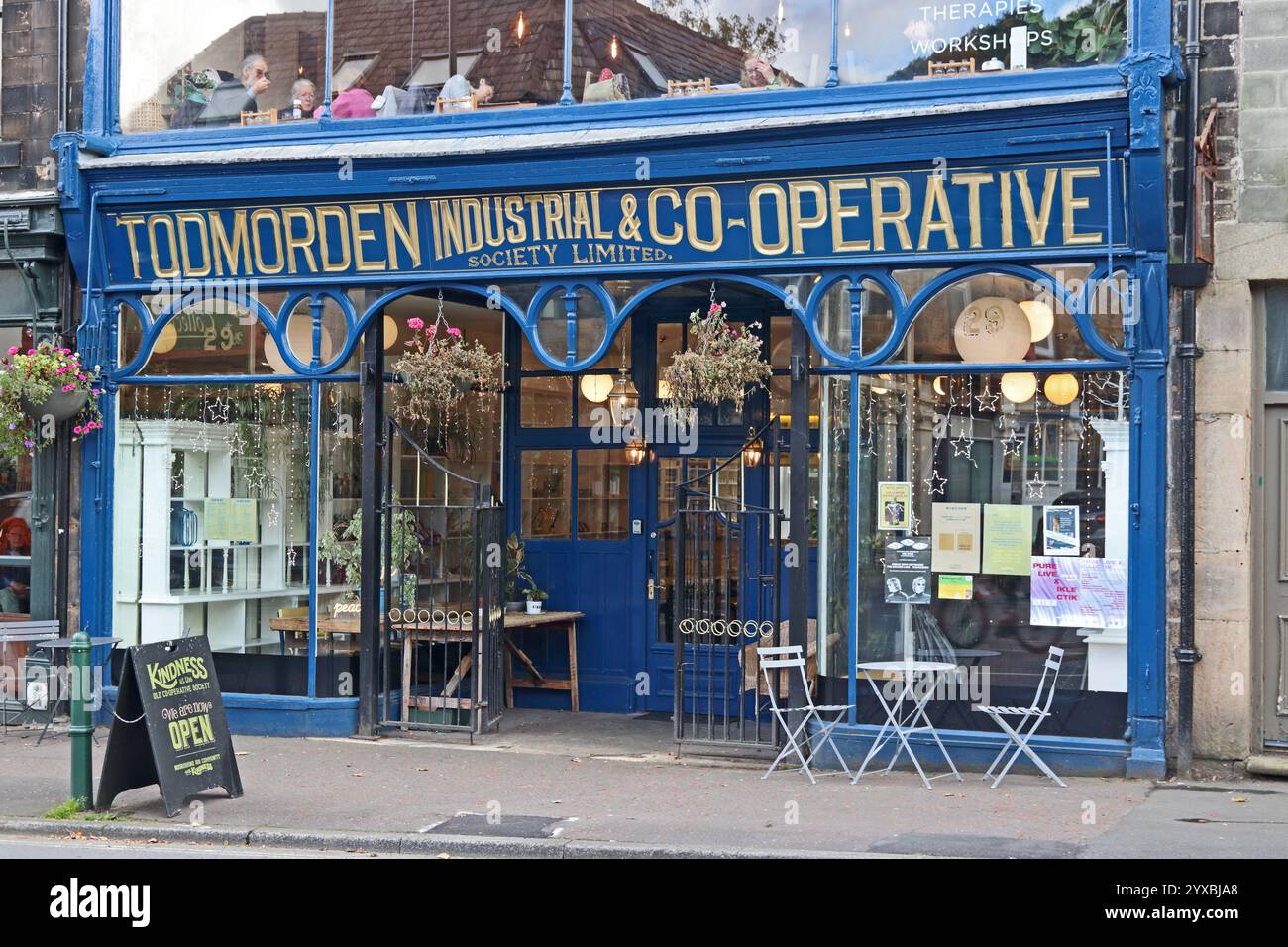 FormerTodmorden vitrine industrielle et coopérative, Todmorden Banque D'Images