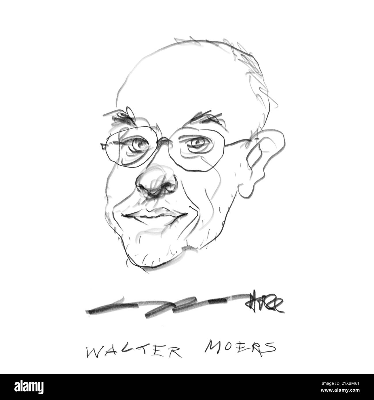 Portrait de l'artiste Walter Moers Banque D'Images