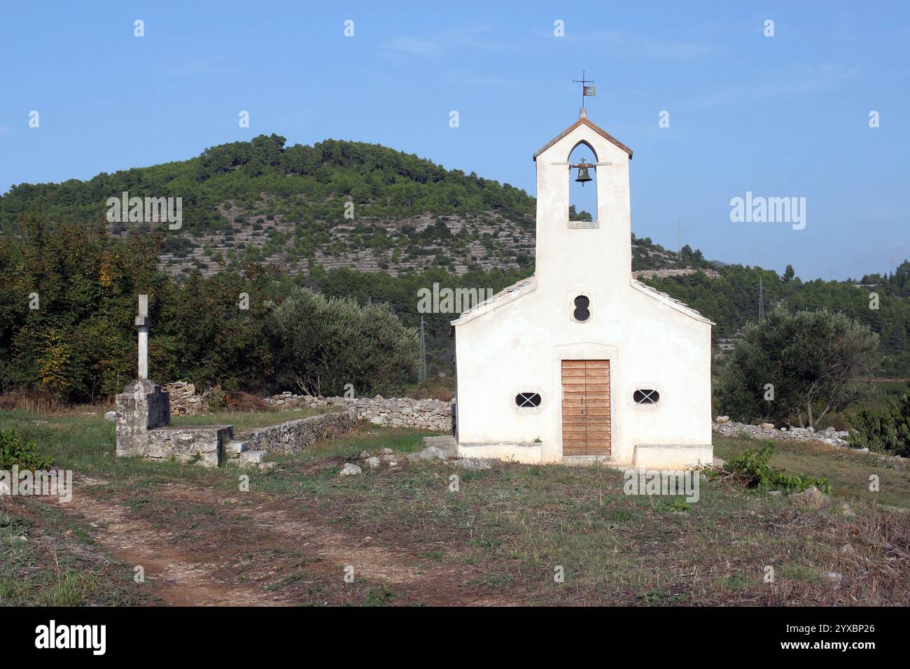 Notre Dame des Champs Chapelle dans Podstrana, Croatie Banque D'Images