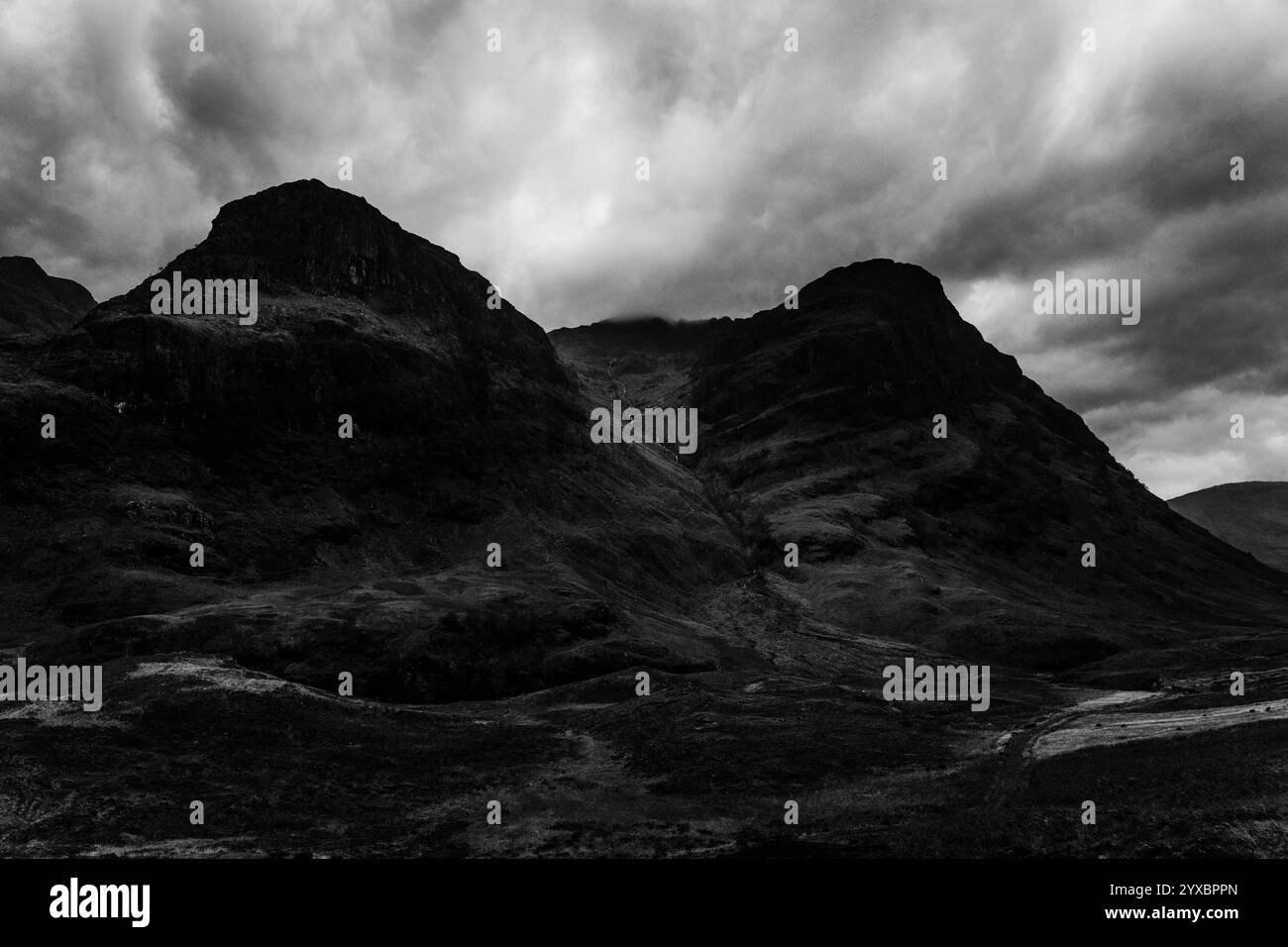 La belle nature des Highlands écossais Banque D'Images