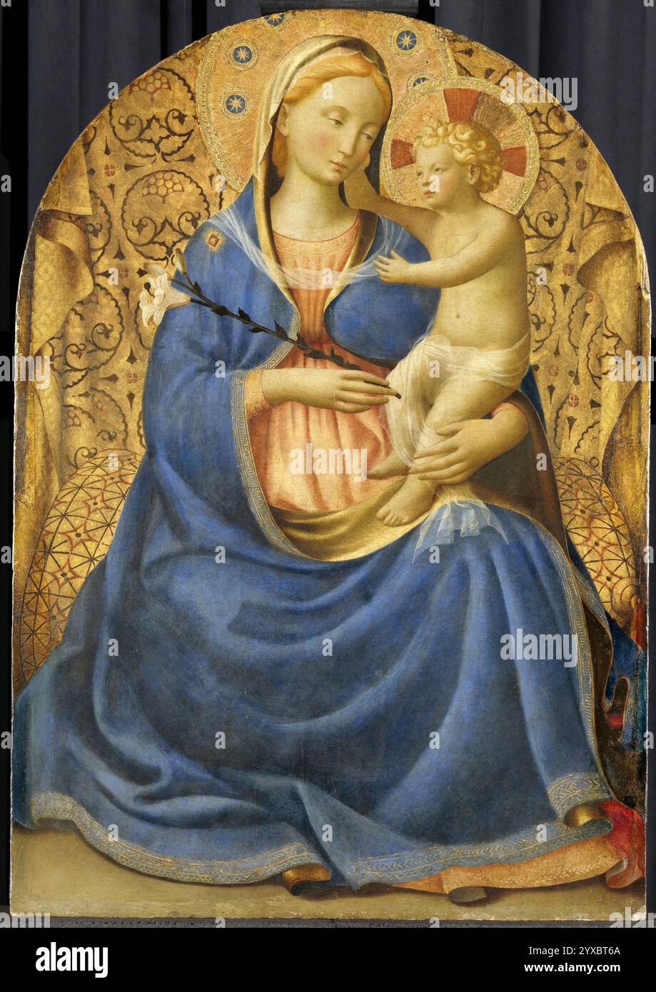 La Vierge de l'Humilité, Fra Angelico, ch. 1440 Banque D'Images