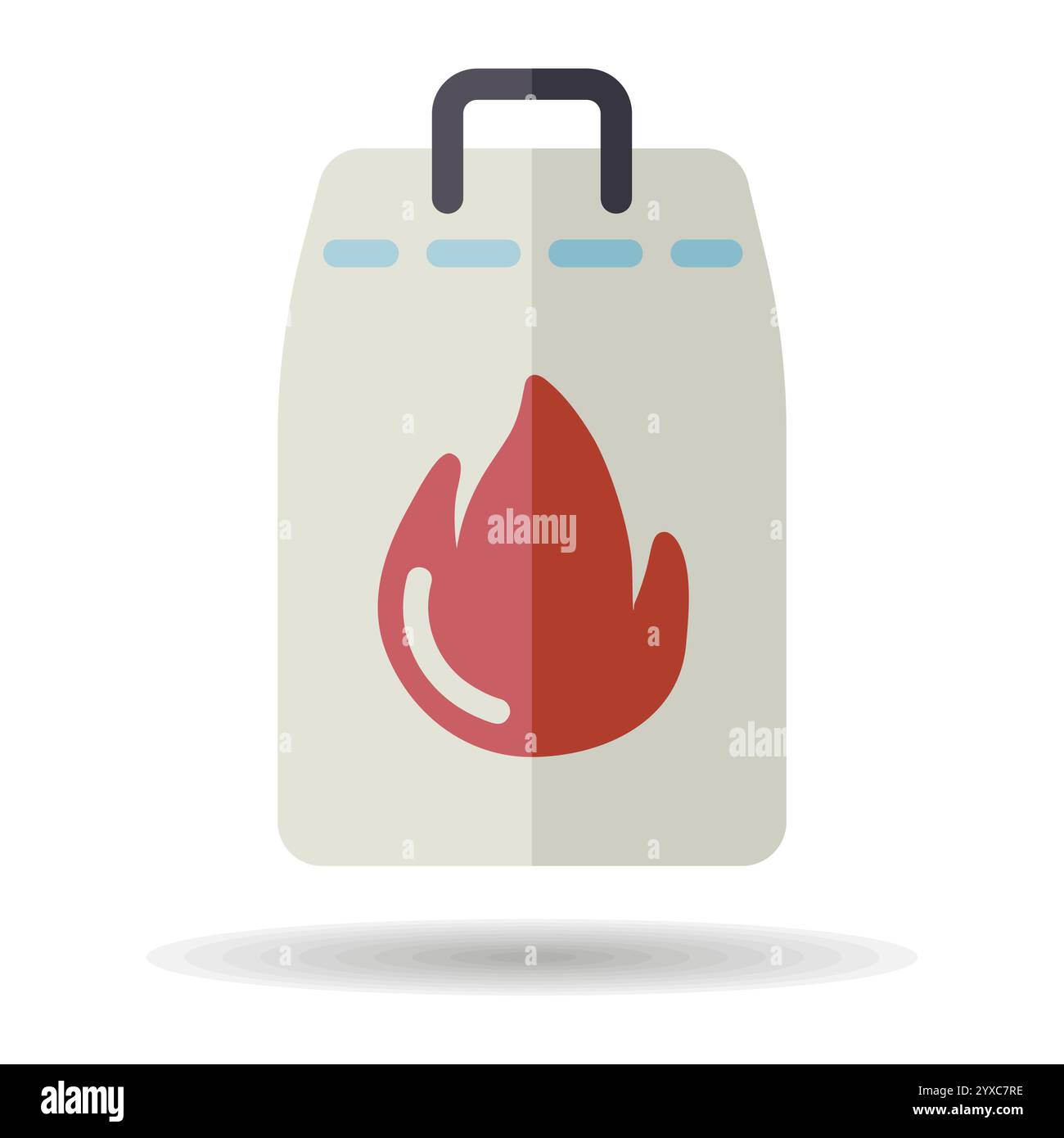 Icône de vecteur de charbon de bois du gril. Panneau barbecue et barbecue. Symbole graphique pour la conception de sites Web et d'applications, logo, application, interface utilisateur Illustration de Vecteur