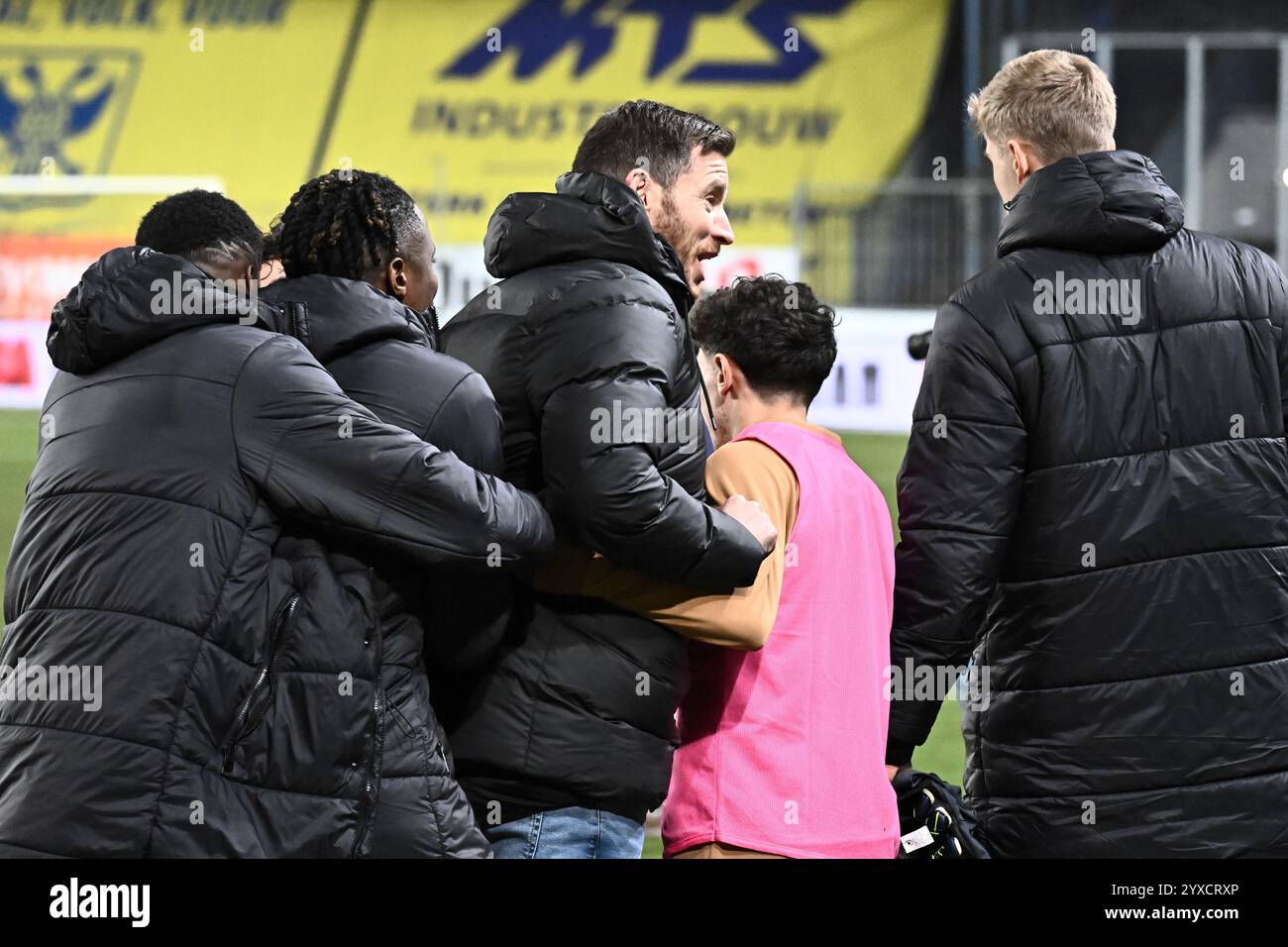 Sint Truiden, Belgique. 15 décembre 2024. Jan Vertonghen d'Anderlecht célèbre après un match de football entre Sint-Truiden VV et RSC Anderlecht, dimanche 15 décembre 2024 à Sint-Truiden, le jour 18 de la saison 2024-2025 de la première division du championnat belge 'Jupiler Pro League'. BELGA PHOTO MAARTEN STRAETEMANS crédit : Belga News Agency/Alamy Live News Banque D'Images