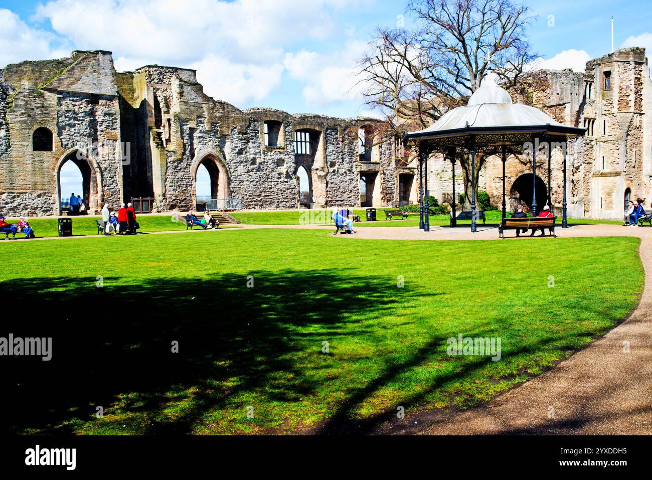 Château de Newark, Newark on Trent, Nottinghamshire, Angleterre Banque D'Images