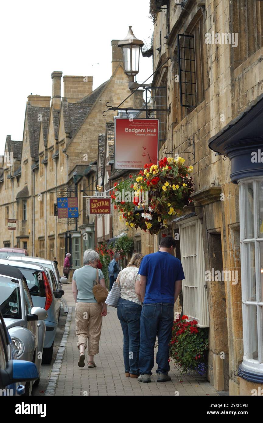 High Street Chipping Campden Cotswolds Gloucestershire Angleterre Royaume-Uni 2006 Banque D'Images