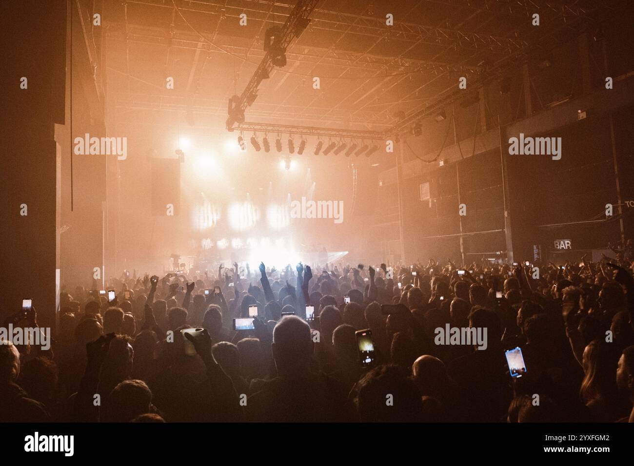 Copenhague, Danemark. 14 décembre 2024. Le groupe anglais Faithless donne un concert au Poolen à Copenhague. Banque D'Images