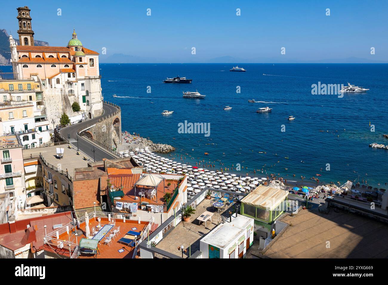 Atrani, côte amalfitaine, Italie Banque D'Images