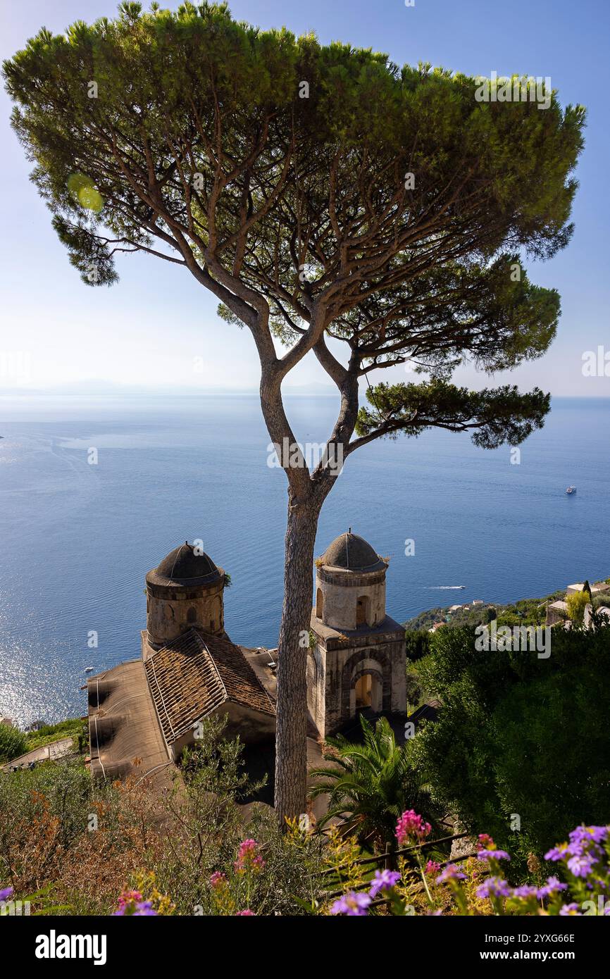 Mer Méditerranée, côte amalfitaine, Ravello, Italie Banque D'Images