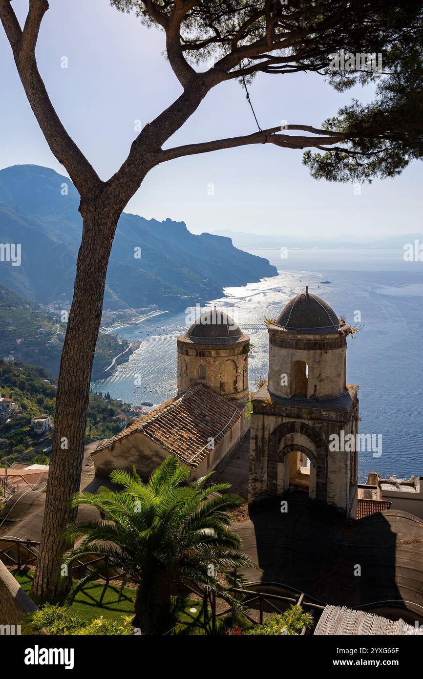Mer Méditerranée, côte amalfitaine, Ravello, Italie Banque D'Images