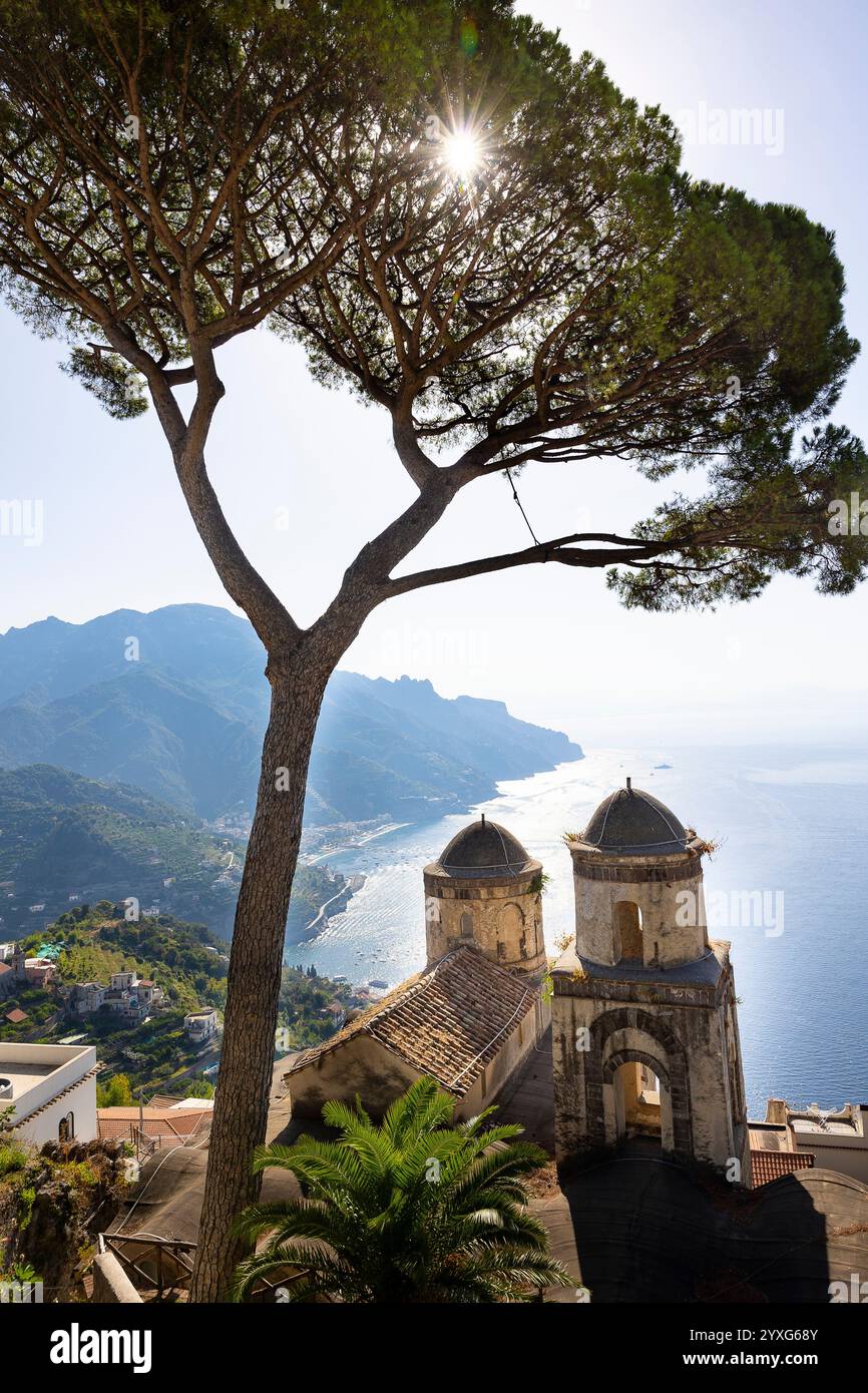 Mer Méditerranée, côte amalfitaine, Ravello, Italie Banque D'Images