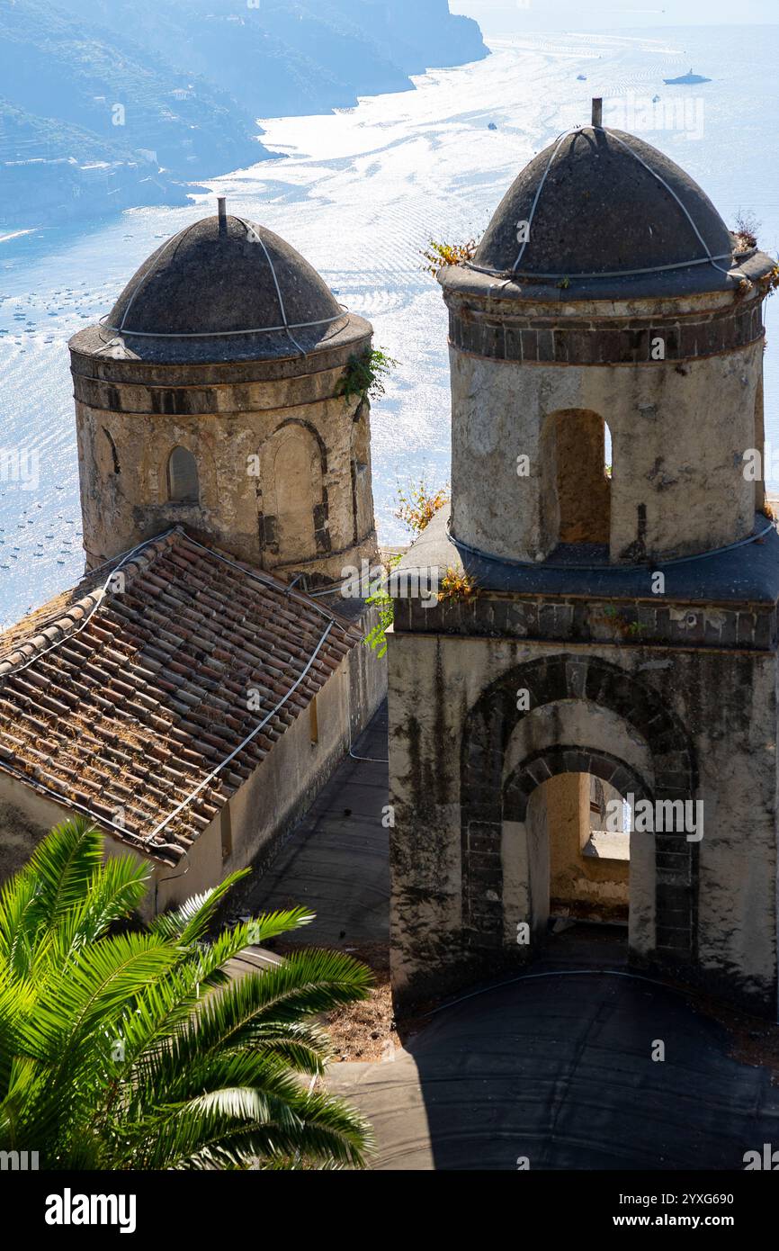 Mer Méditerranée, côte amalfitaine, Ravello, Italie Banque D'Images