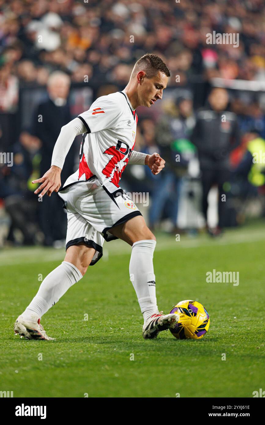 Jorge de Frutos vu pendant le match de LaLiga EA entre les équipes du Rayo Vallecano et du Real Madrid FC à l'Estadio de Vallecas (Maciej Rogowski) Banque D'Images