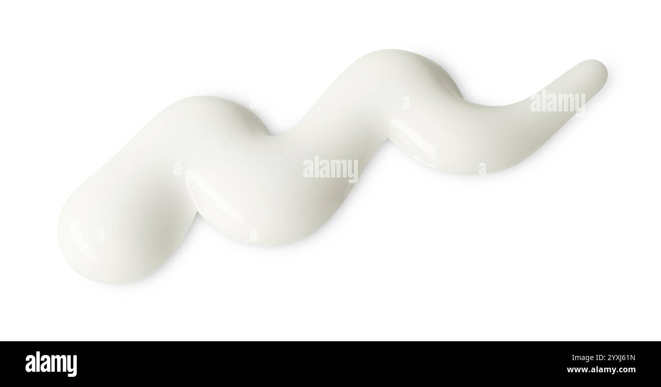 Échantillon de produit cosmétique isolé sur blanc Banque D'Images