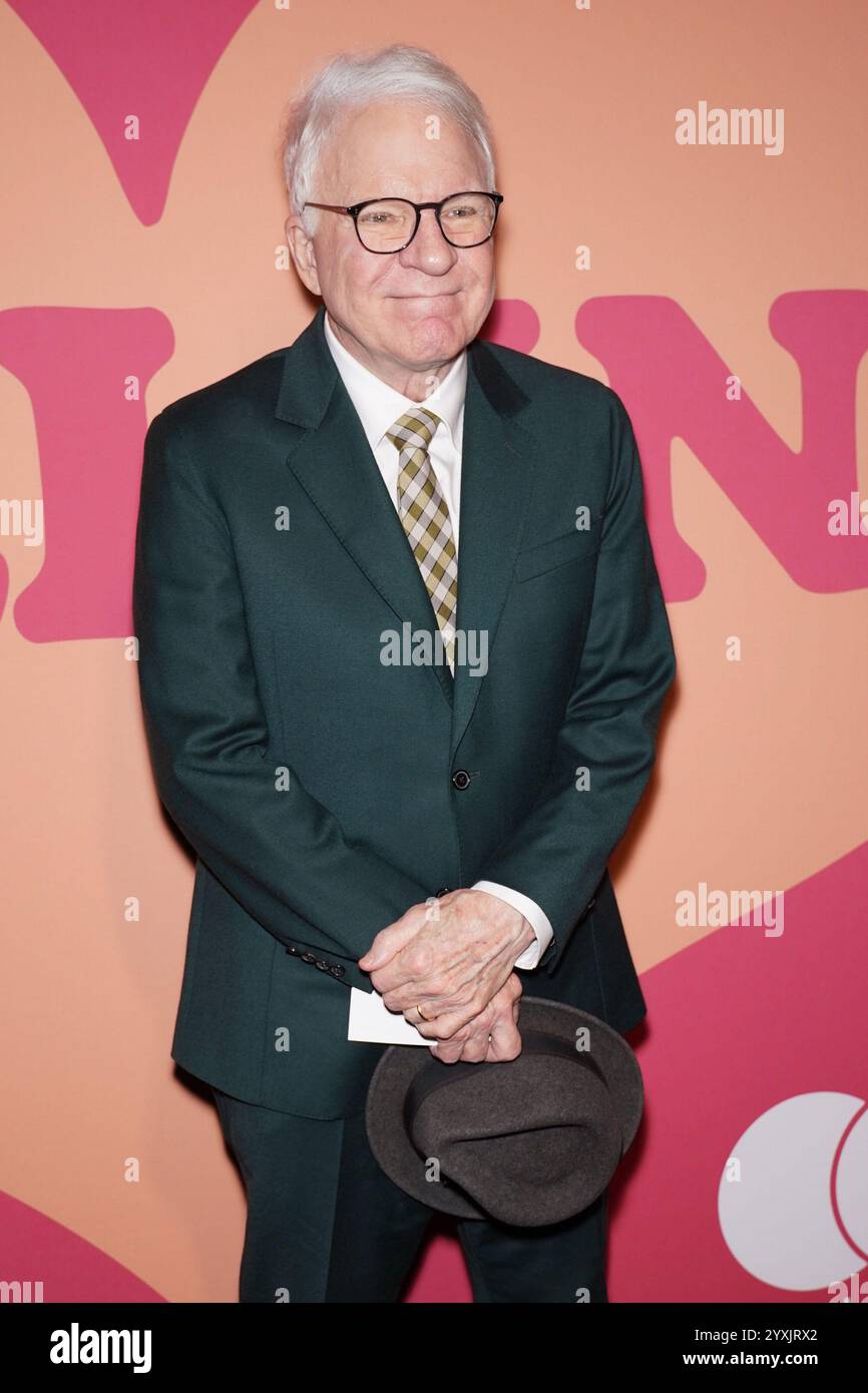 NY. 16 décembre 2024. Steve Martin à Arrivals for ALL IN : COMEDY ABOUT LOVE DE SIMON RICH Gala performance, Hudson Theatre, New York, NY, 16 décembre, 2024. crédit : Kristin Callahan/Everett Collection/Alamy Live News Banque D'Images