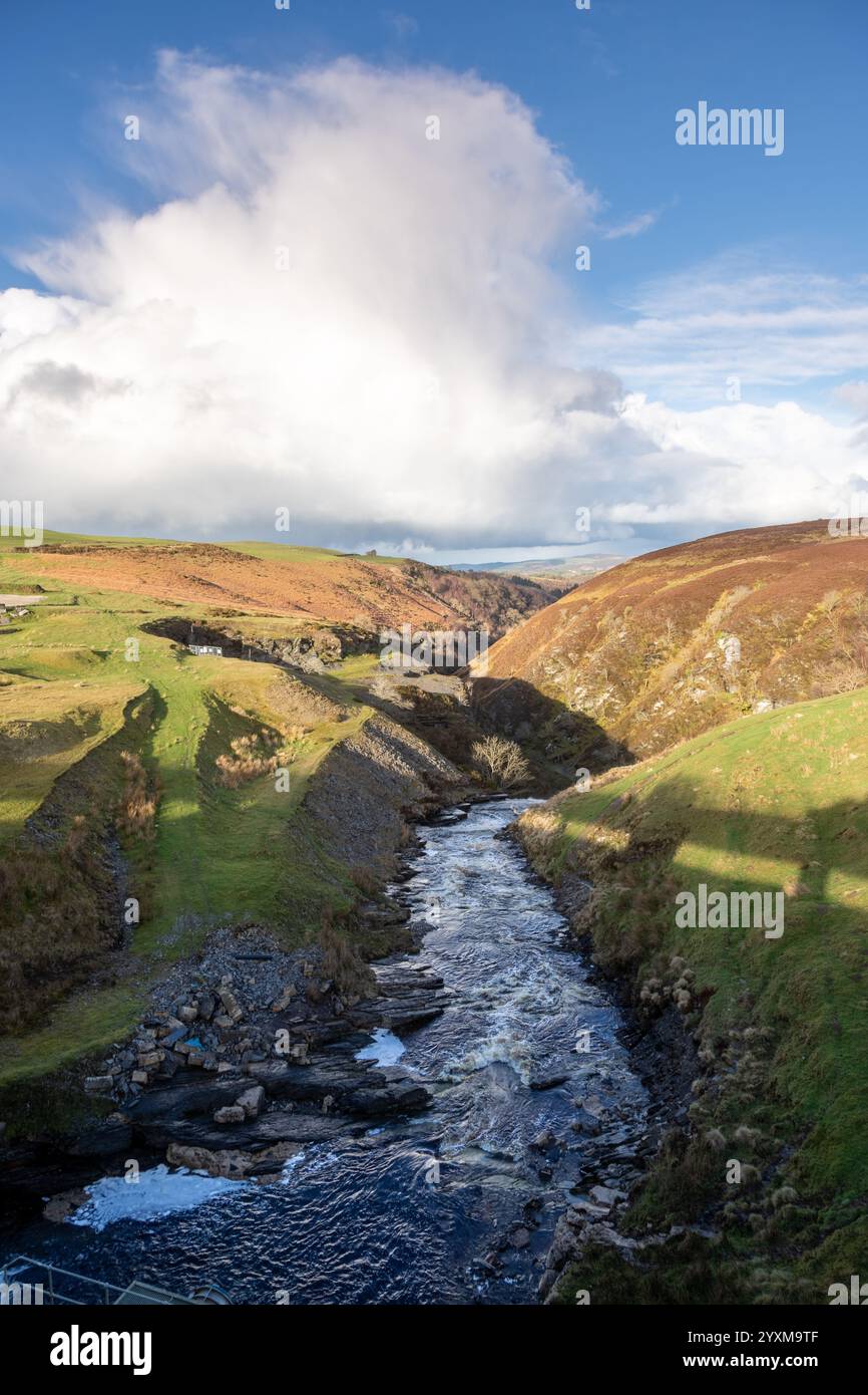 Ruisseau sur Denbigh Moors, Denbighshire, nord du pays de Galles Banque D'Images