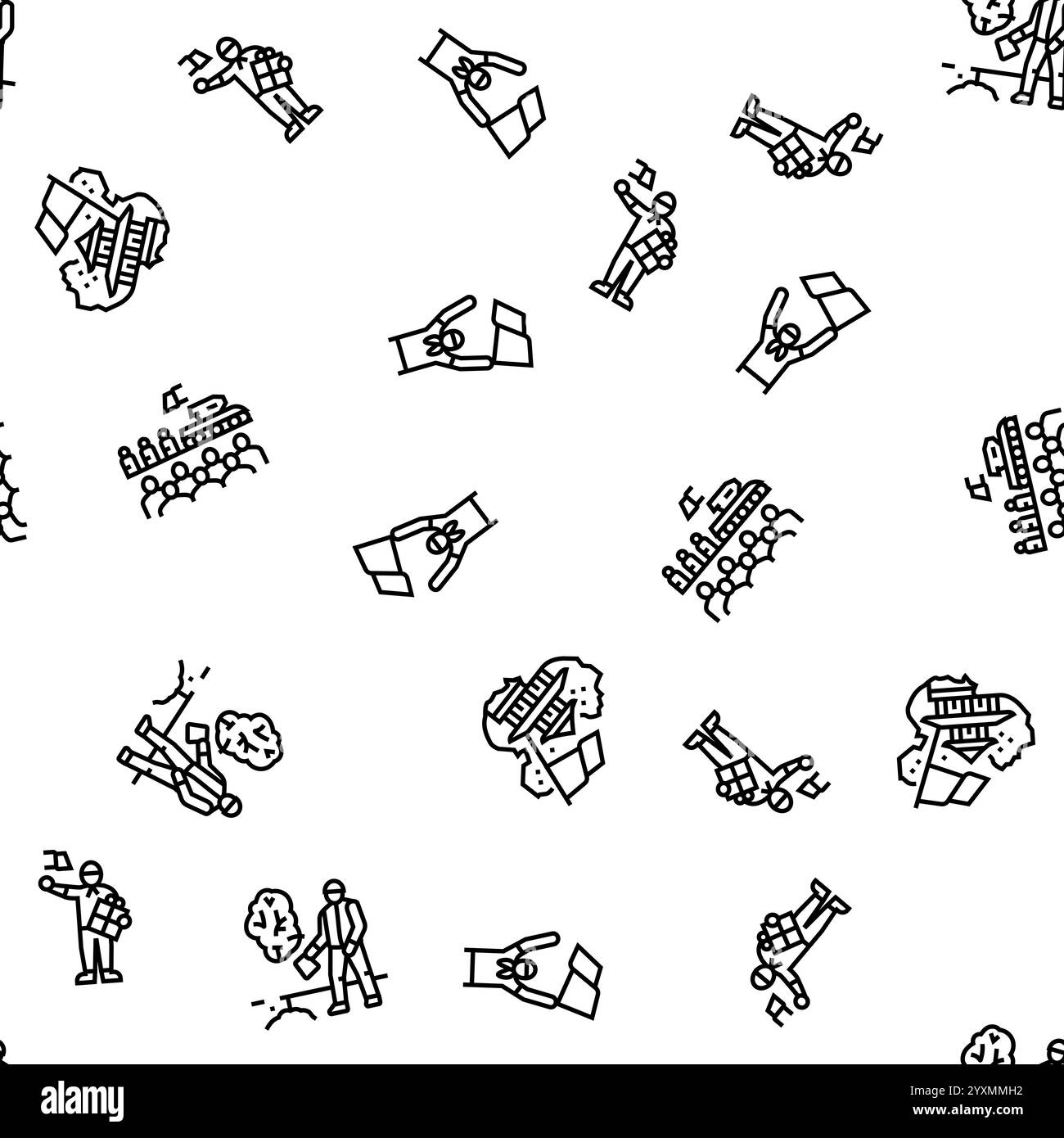 année de vacances chinoises chine nouveau vecteur de modèle sans couture Illustration de Vecteur