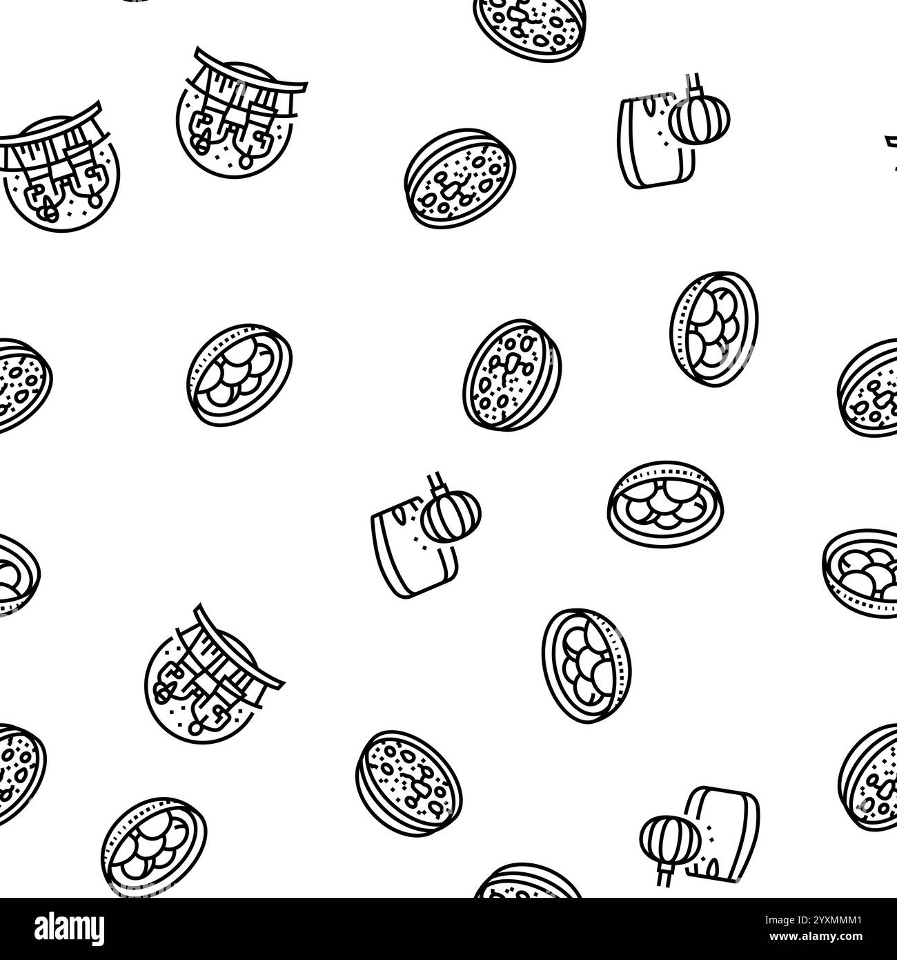 année de vacances chinoises chine nouveau vecteur de modèle sans couture Illustration de Vecteur