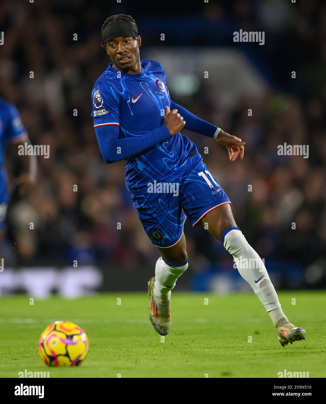 Chelsea v Brentford - premier League - Stamford Bridge. Noni Madueke de Chelsea en action. Image : Mark pain / Alamy Live News Banque D'Images