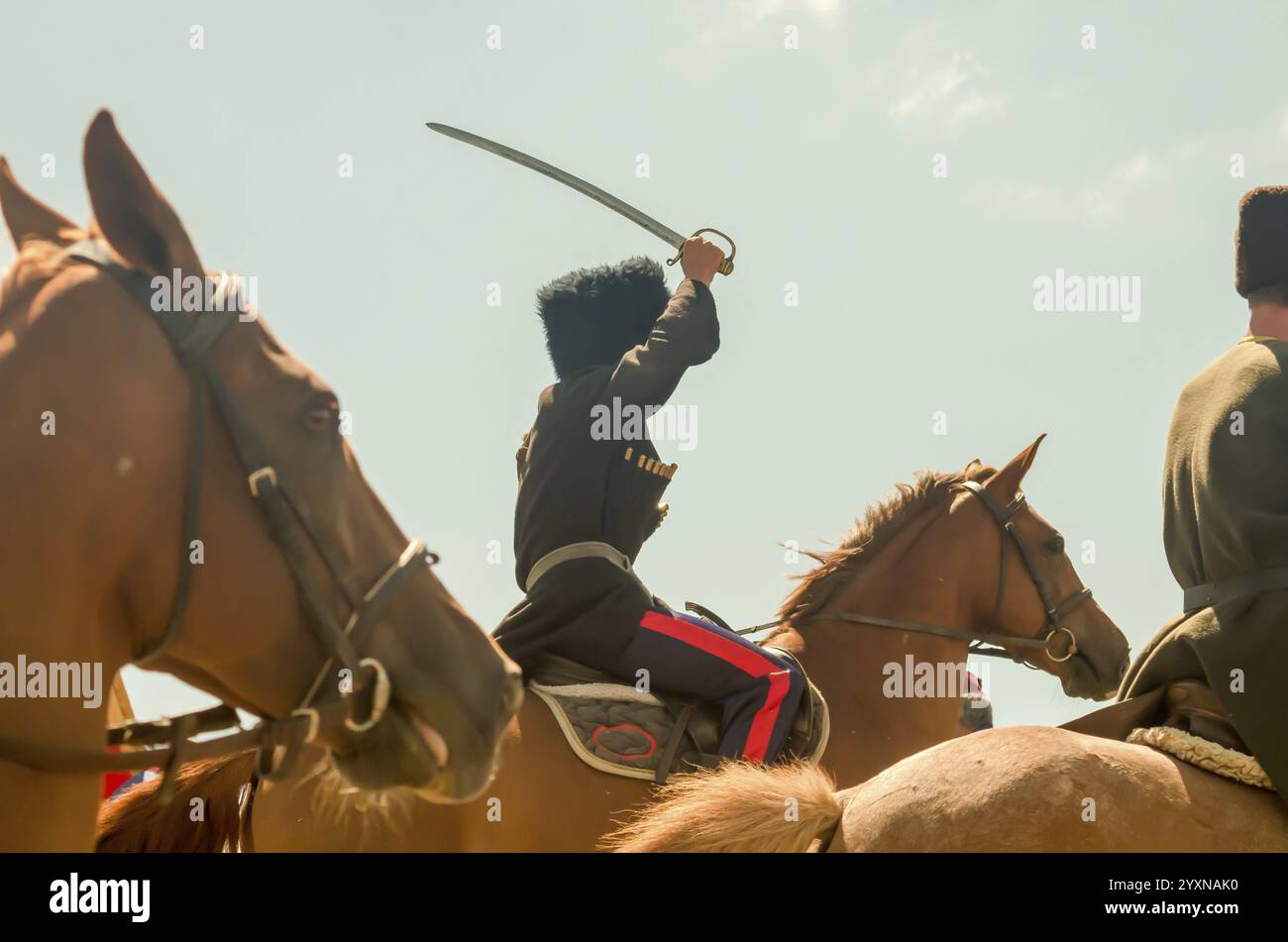 Shipka - reconstruction de la bataille, Gabrovo, Bulgarie - 27 août 2016. La bataille de Shipka Peak. Champ de bataille de Shipka dans la guerre russo-turque (1877ï¿½ Banque D'Images