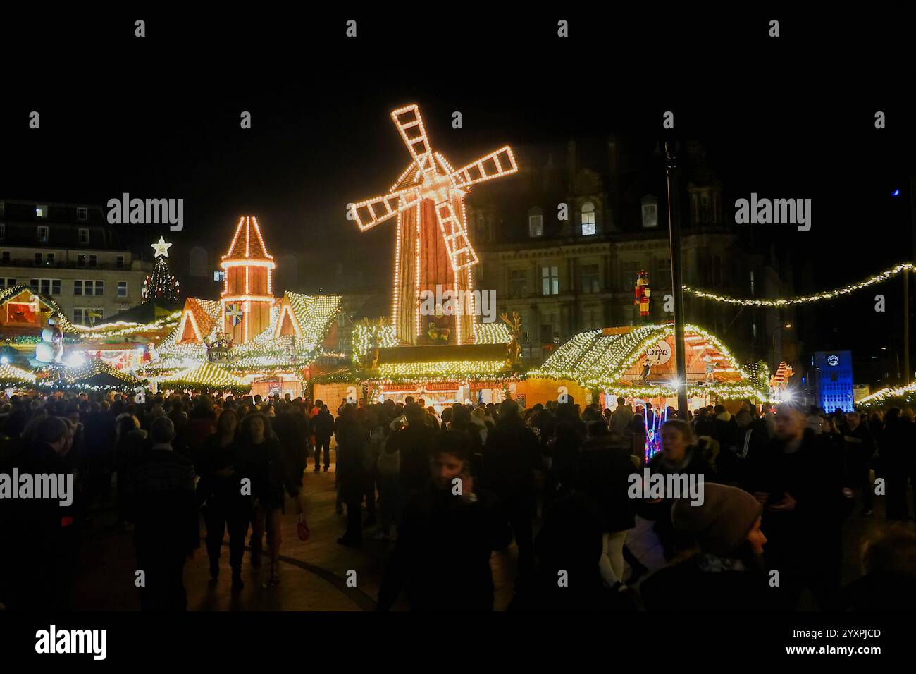 Marché de Noël de Francfort à Birmingham Royaume-Uni Banque D'Images
