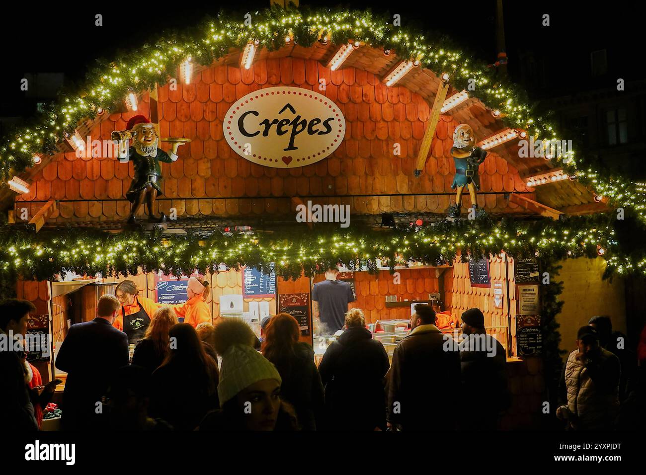 Marché de Noël de Francfort à Birmingham Royaume-Uni Banque D'Images