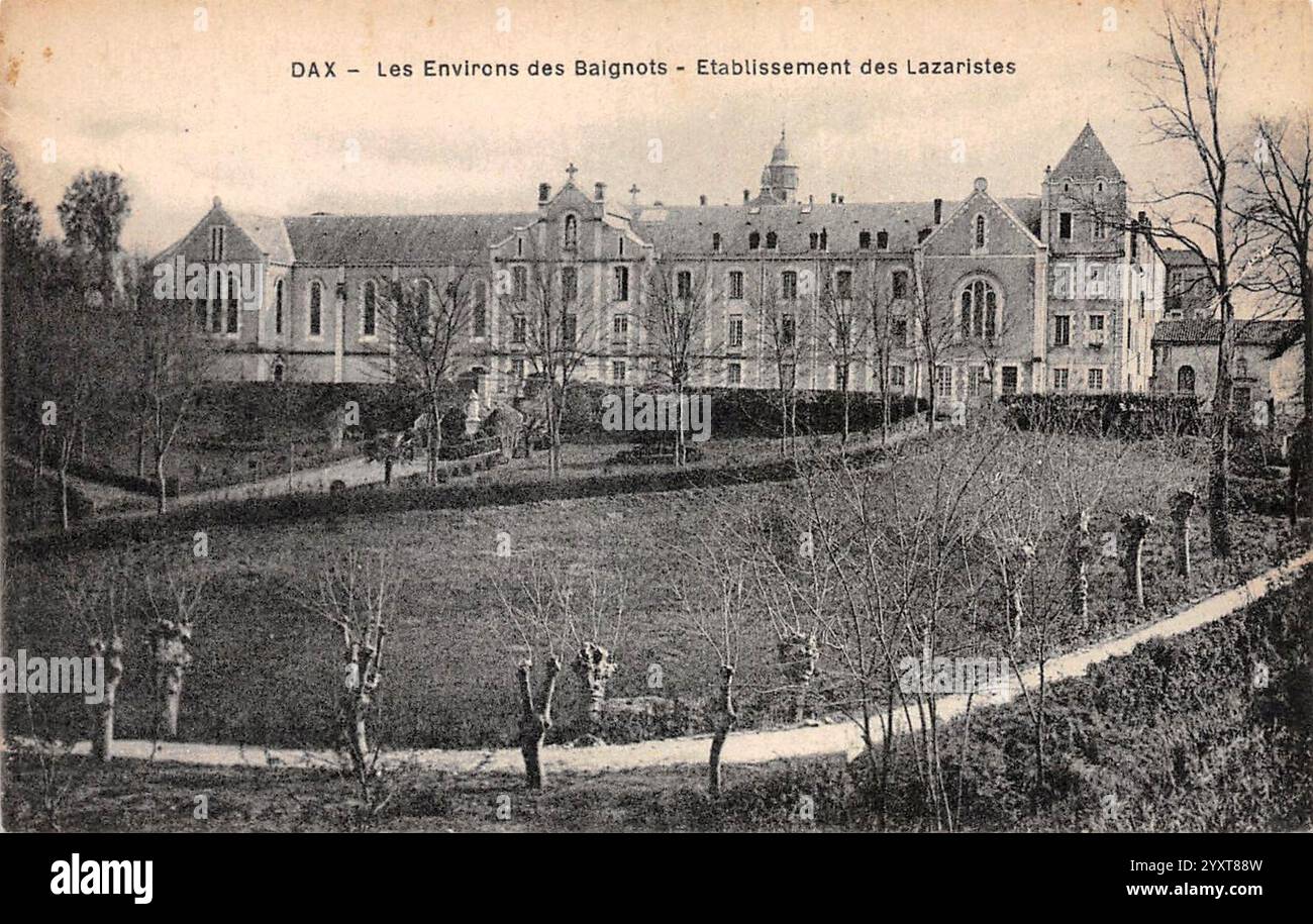 Dax (Landes) - Grand Séminaire Lazariste notre-Dame du Pouy 1a. Banque D'Images